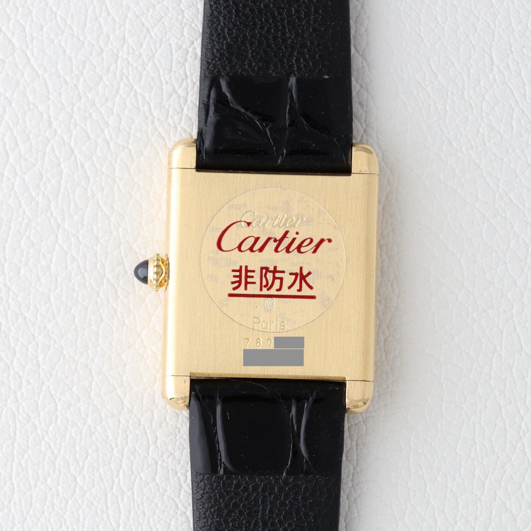 【正規修理済】カルティエ タンクルイ LM PARIS 文字盤 コンプリートサービス 3回目販売