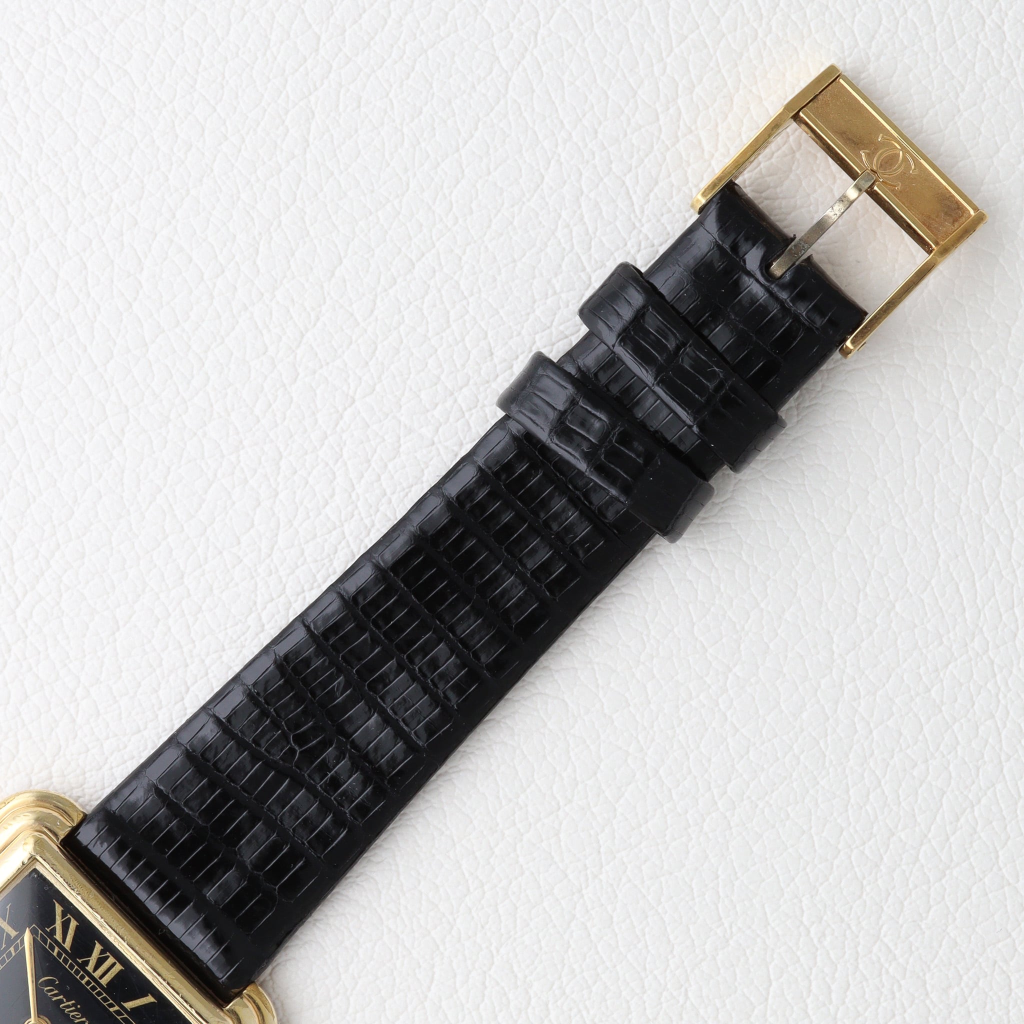 カルティエ ステップドタンク ボーイズ Ref.5512117 黒文字盤
