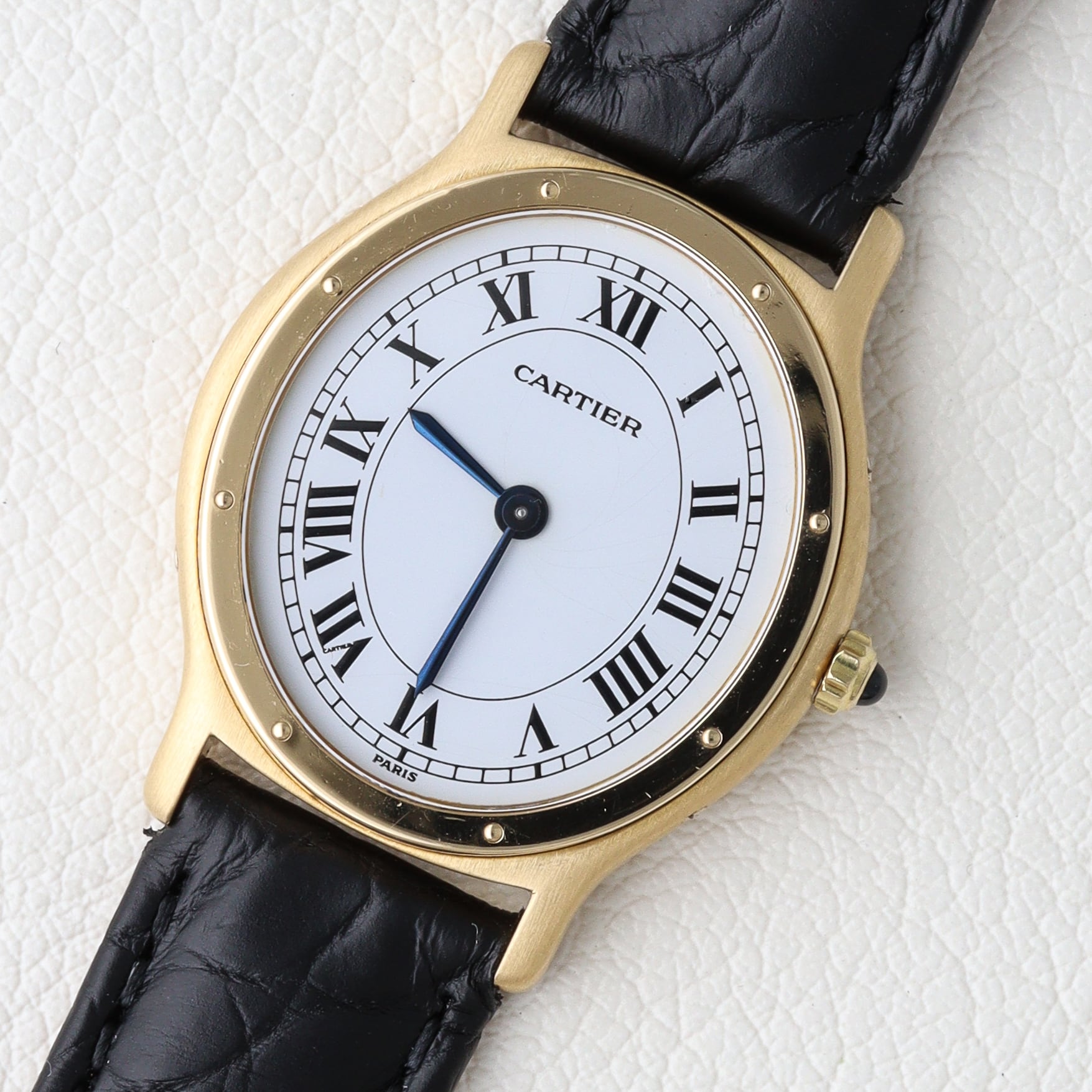 カルティエ アルカードLM エクストラフラット PARIS文字盤 ref.9605