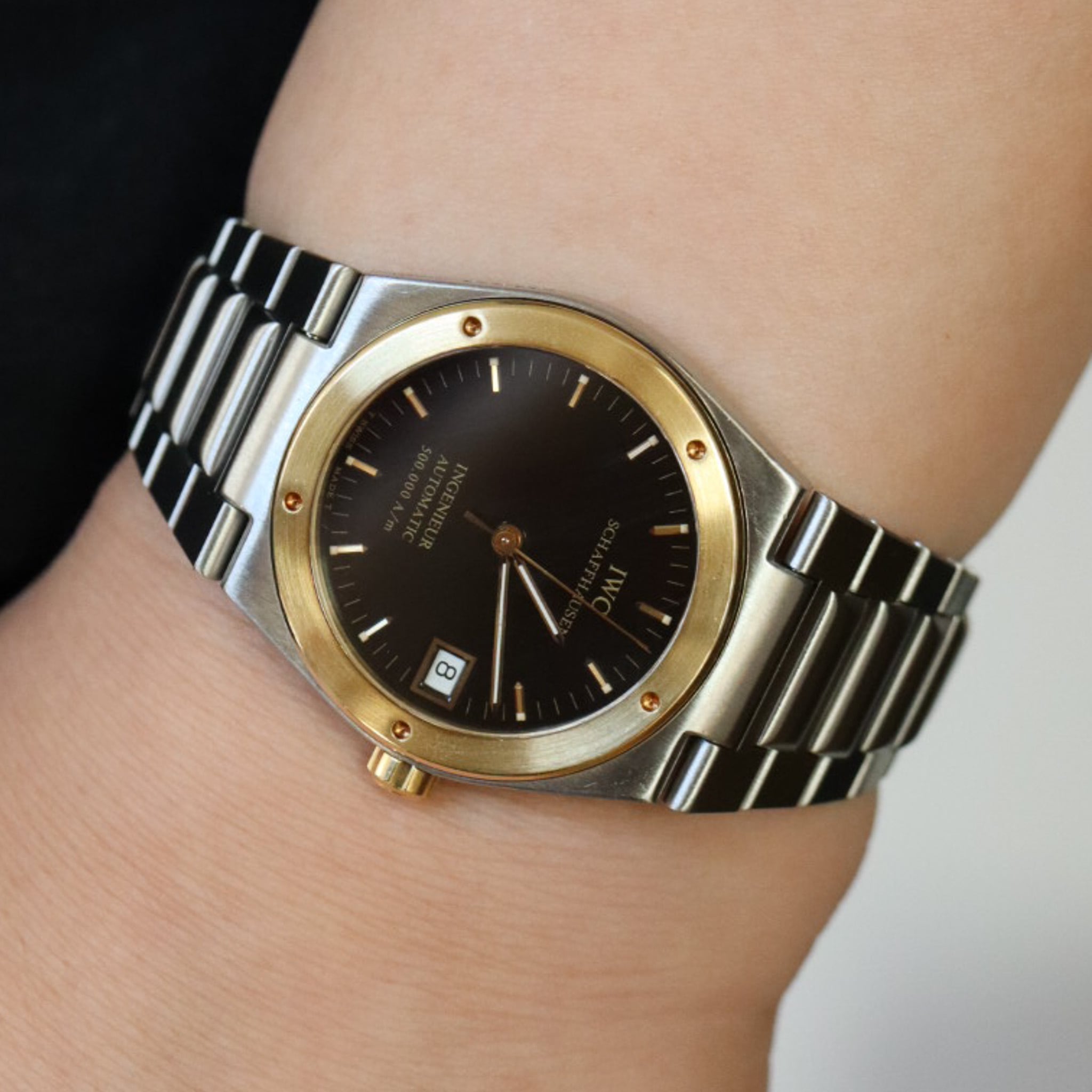 IWC インヂュニア IW3508 ブラック文字盤