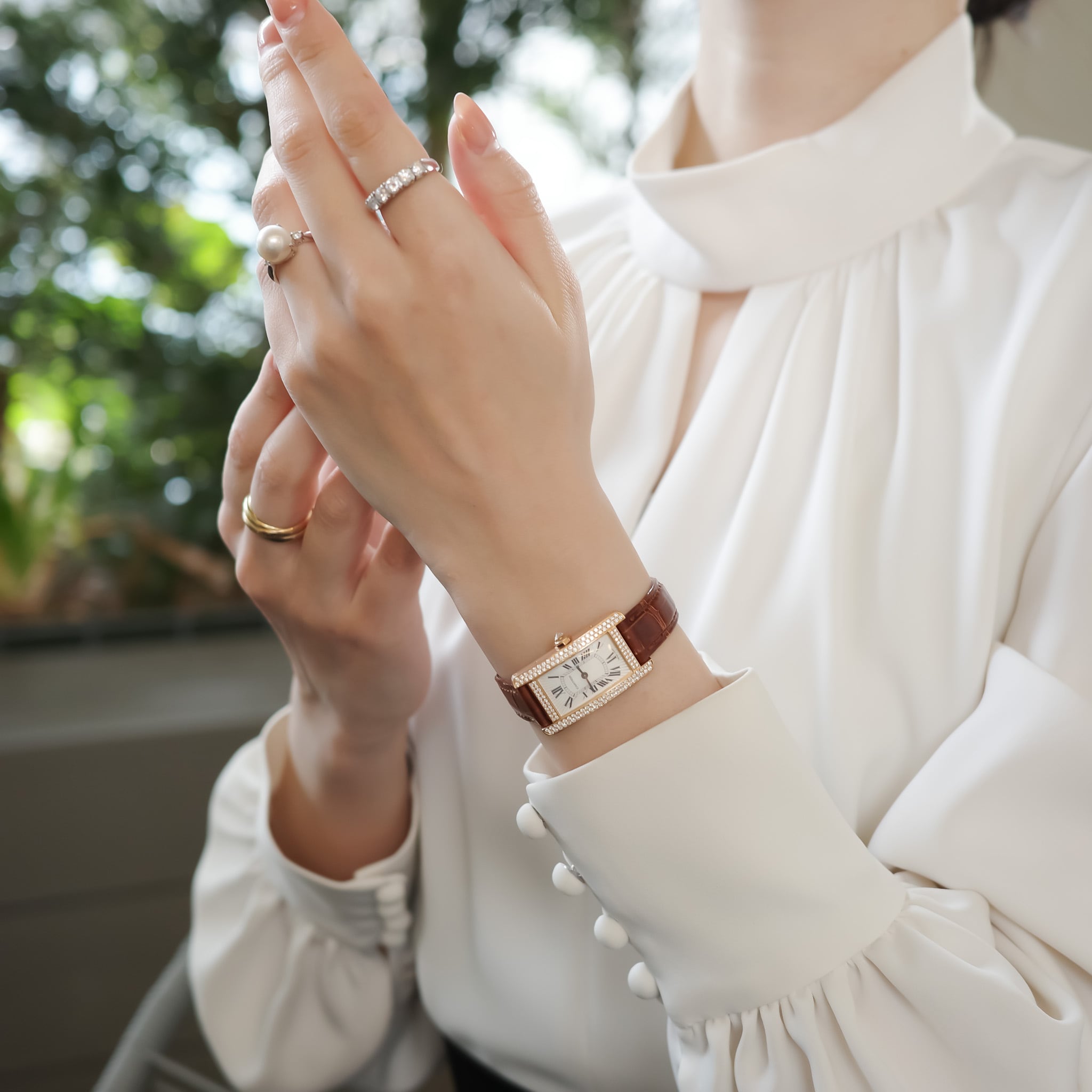 Tank Americaine / SM / Pink gold Diamond / タンクアメリカン