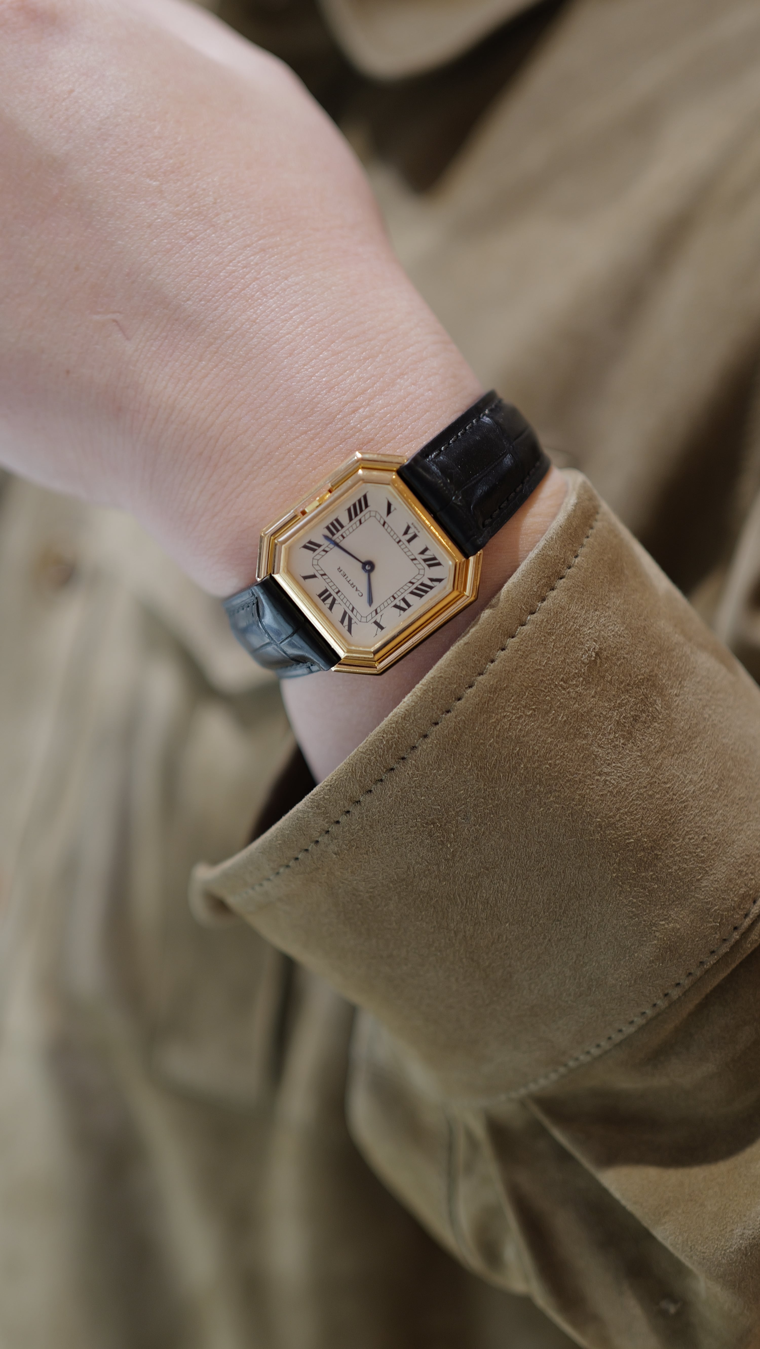 カルティエ サンチュール XL PARISダイアル 自動巻き Automatic ref.17001 AT