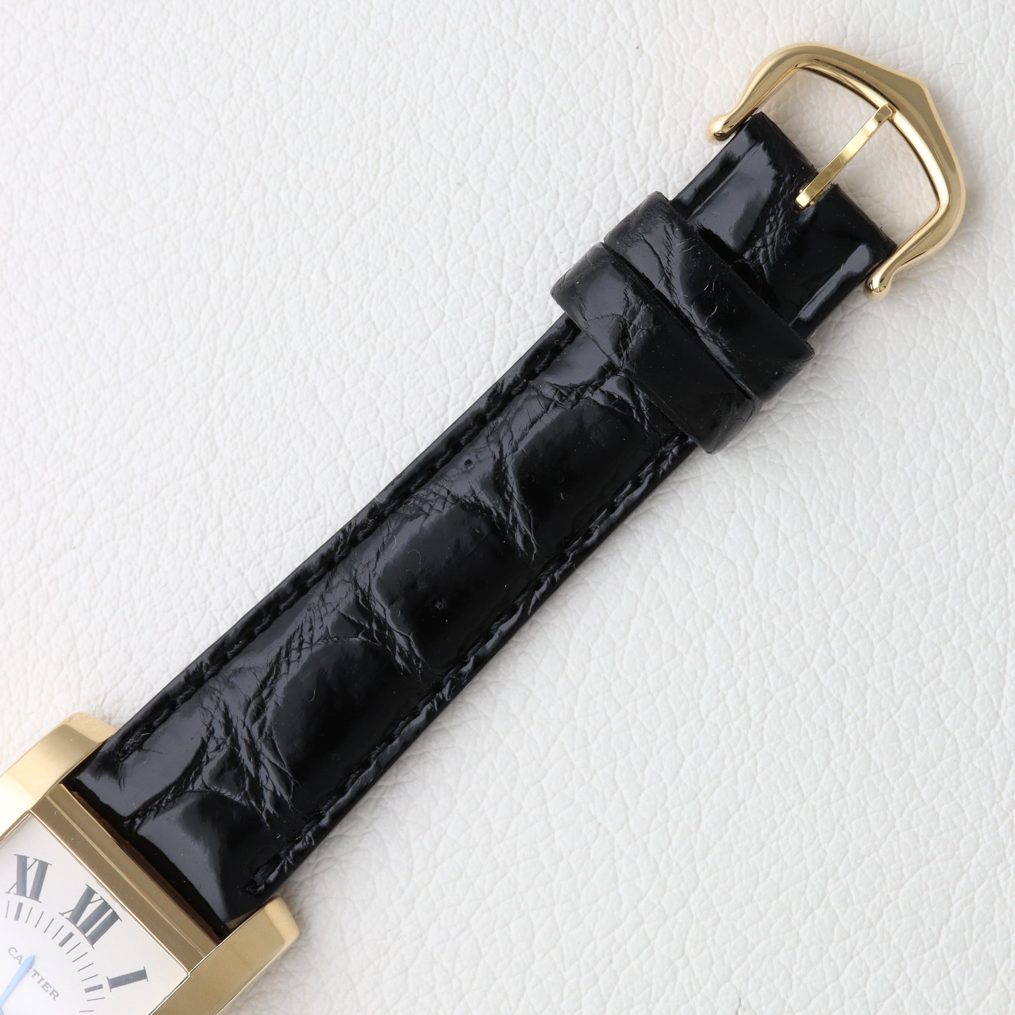 カルティエ タンクアメリカン 自動巻き YG W2600851