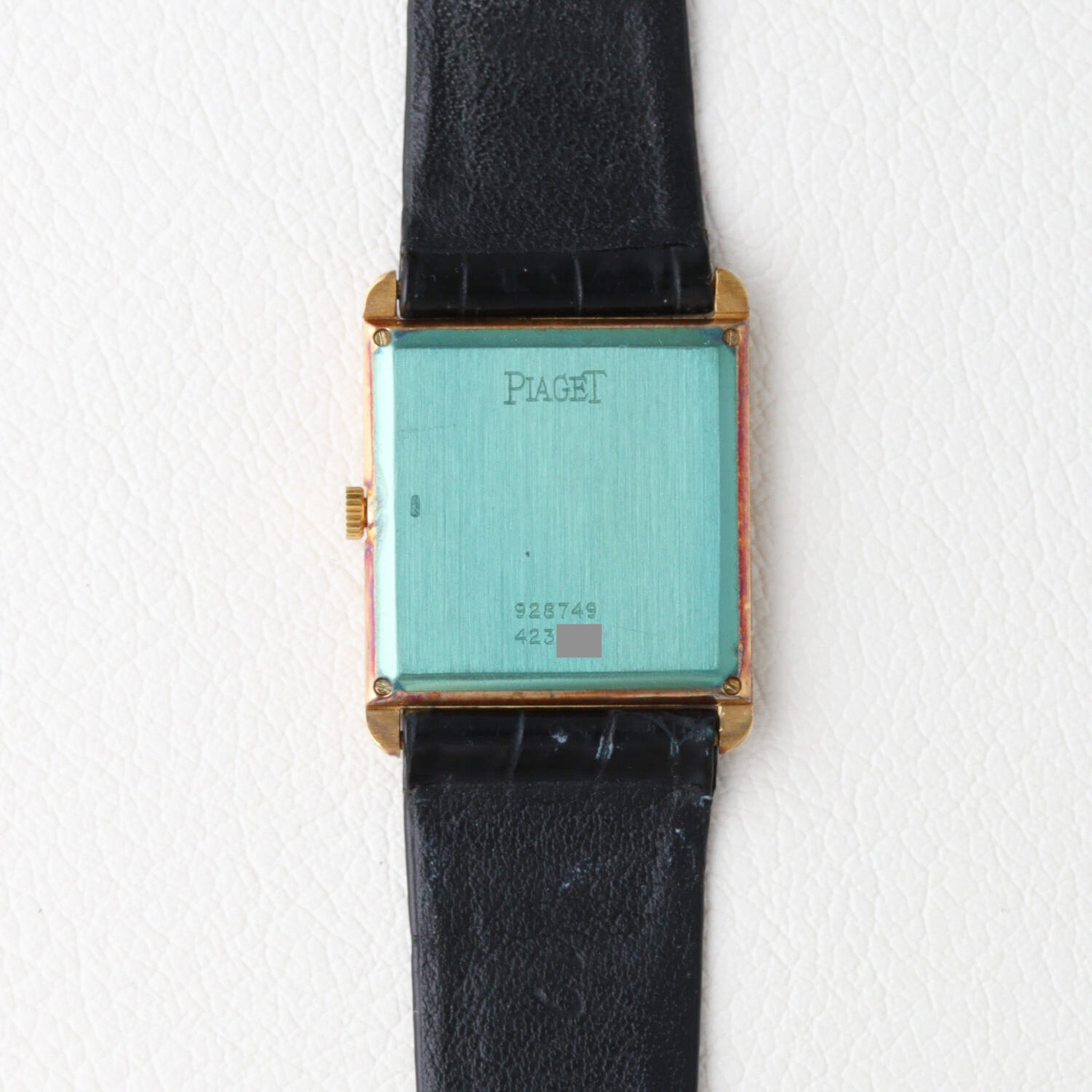 ピアジェ タンク バークダイアル 手巻き 18kYGゴールド piaget