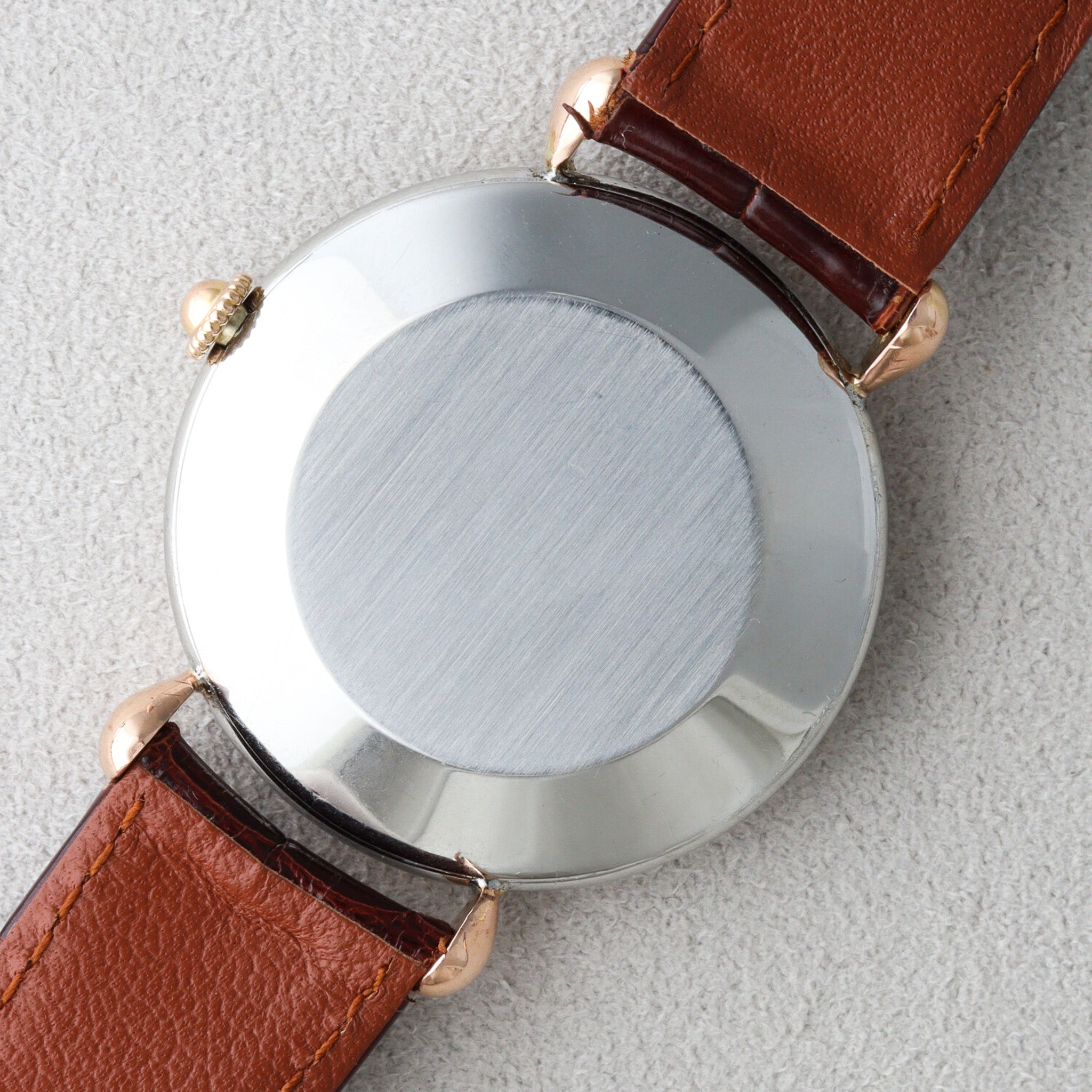 Vacheron Constantin Patrimony Two-Tone Manual-Winding Stainless Steel × Pink Gold 1950s