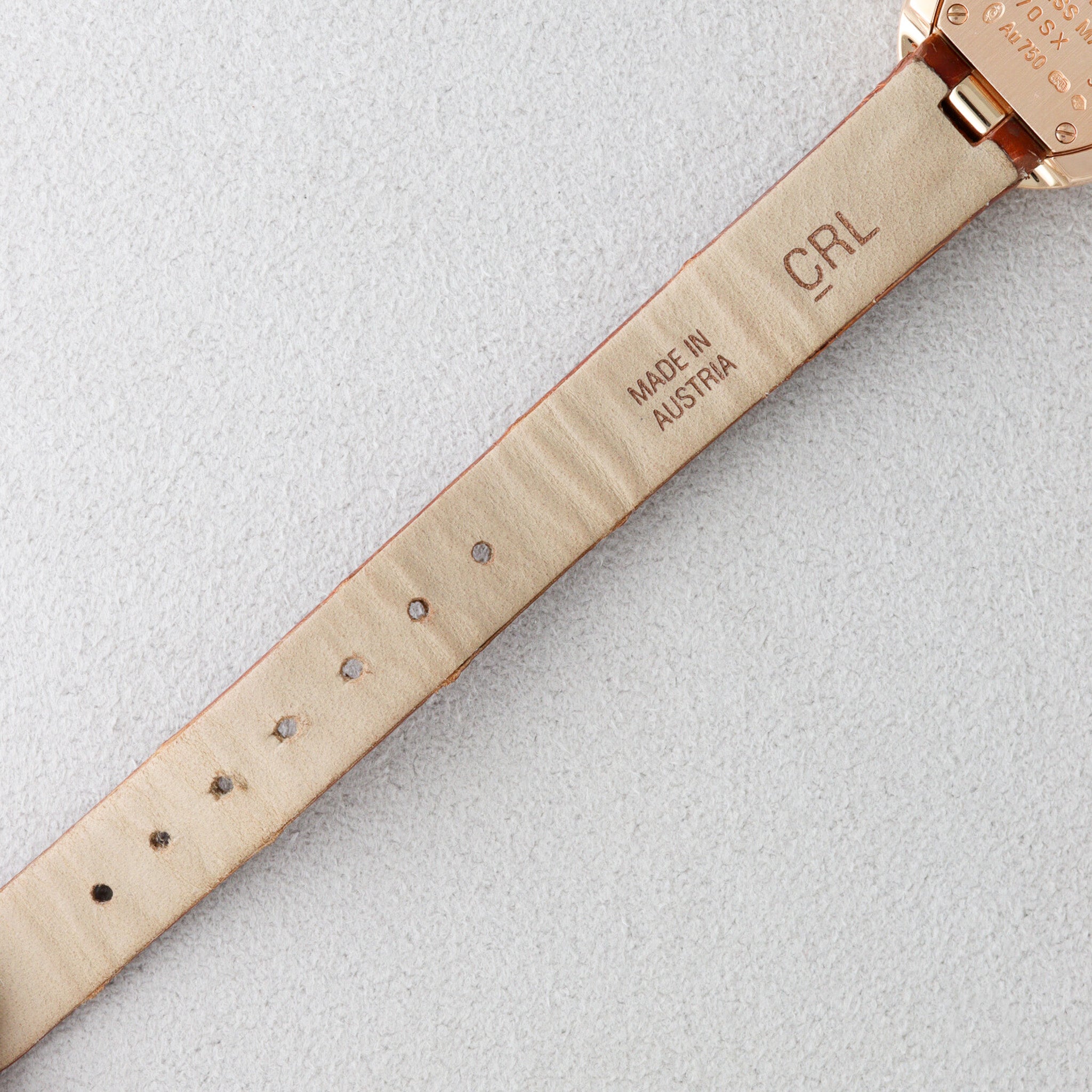 Cartier Baignoire Small Pink Gold Leather