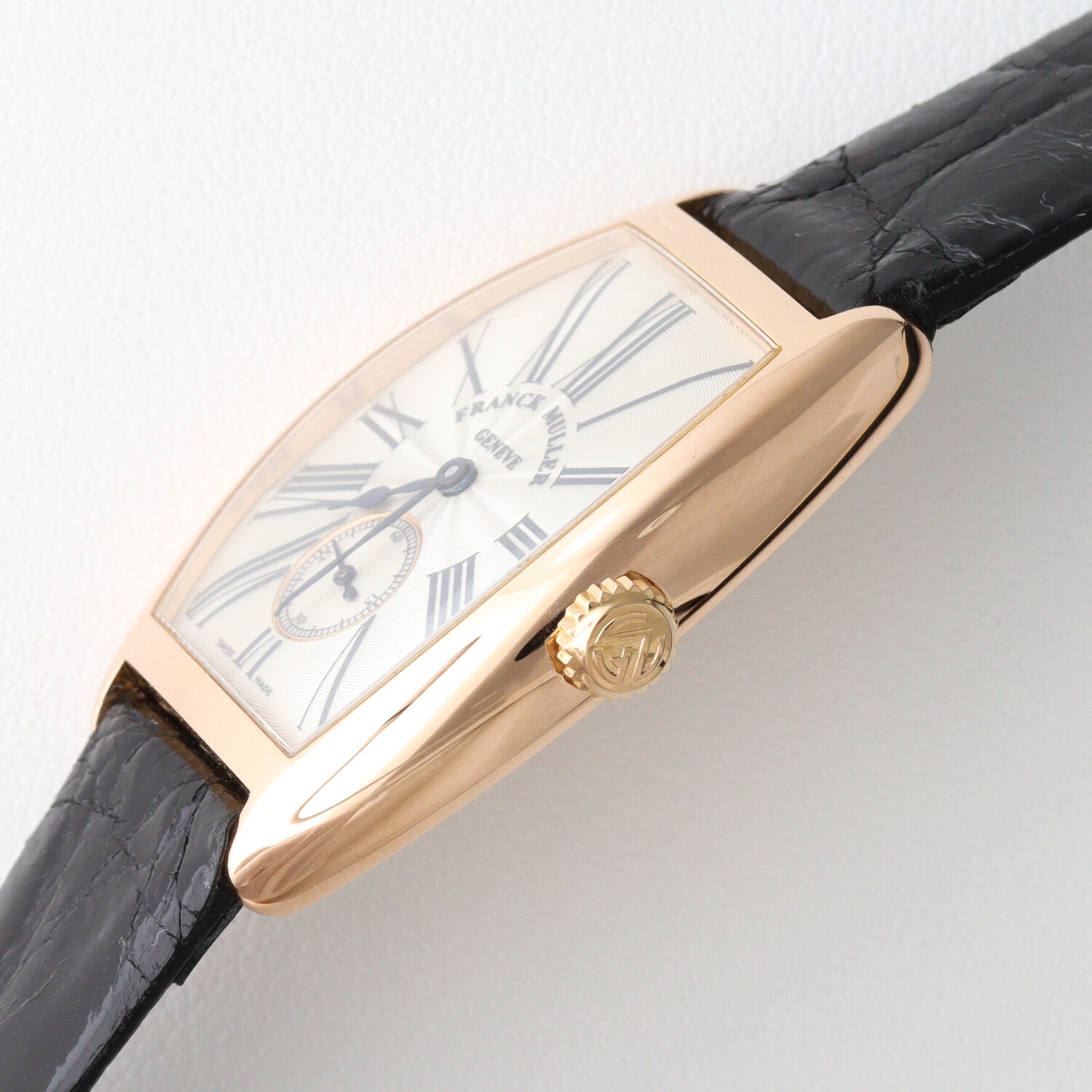 Franck Muller early 7502S6MM Tonneau Curvex manual-wind Roman dial full set