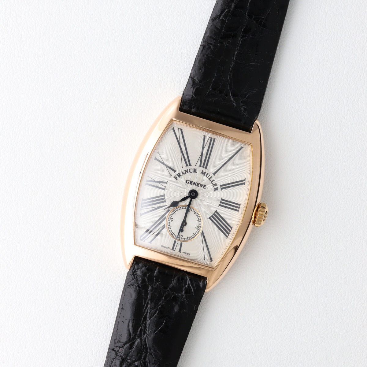 Franck Muller early 7502S6MM Tonneau Curvex manual-wind Roman dial full set