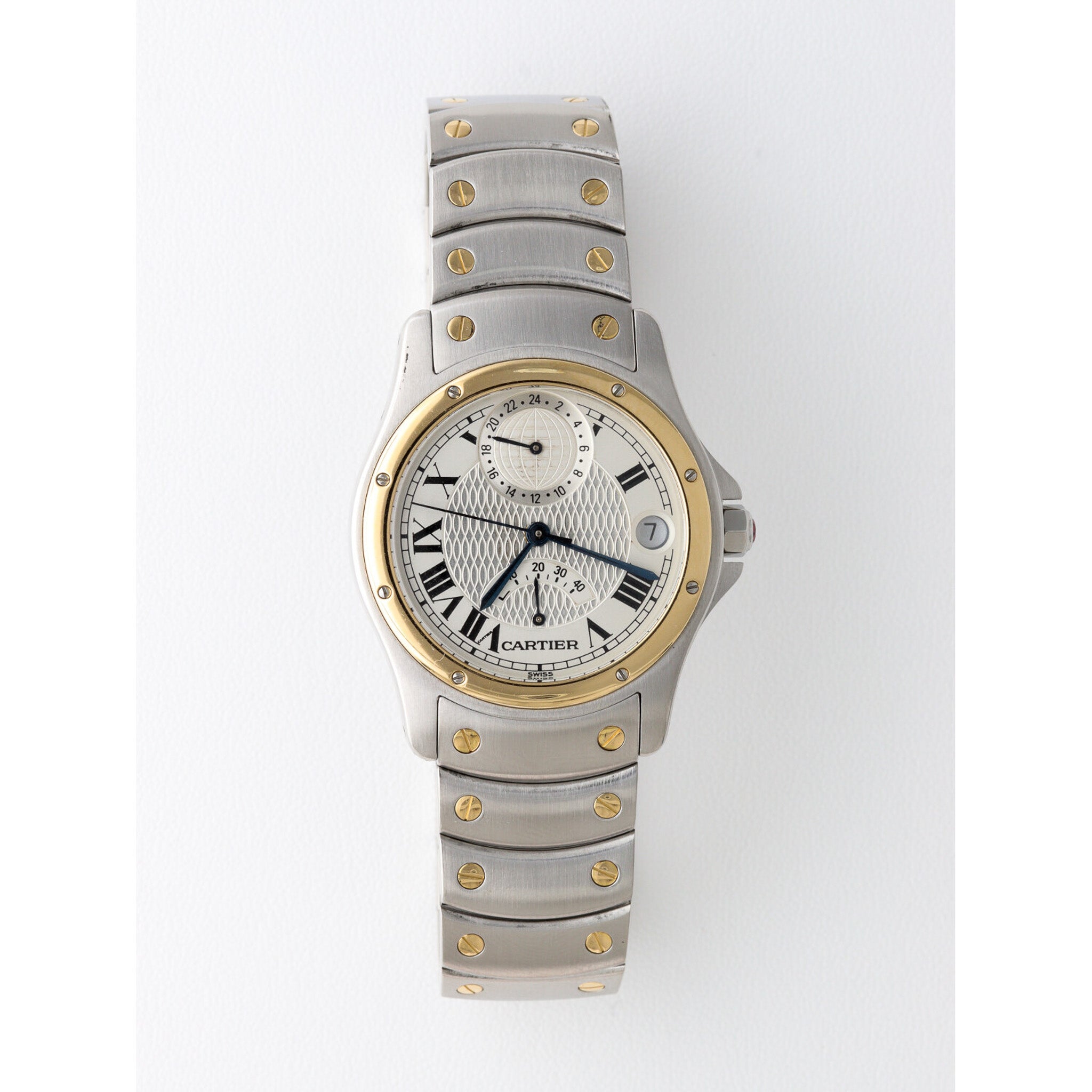 カルティエ サントスラウンド GMT 150周年モデル 世界1847本限定