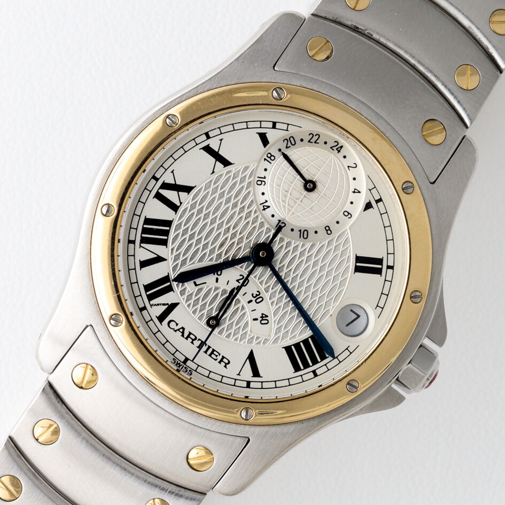 カルティエ サントスラウンド GMT 150周年モデル 世界1847本限定