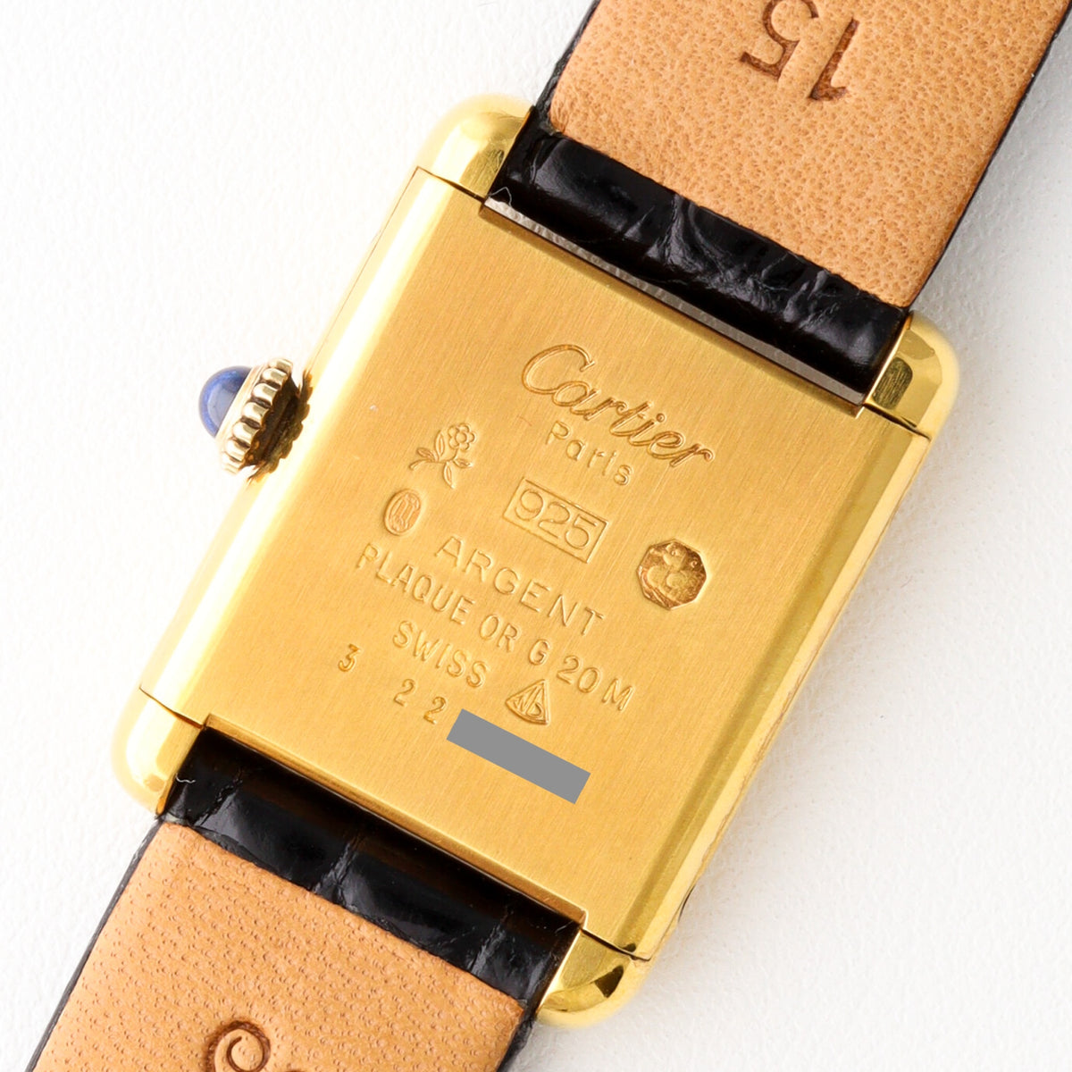 Cartier Must Tank SM Ivory Dial Manual-Wind