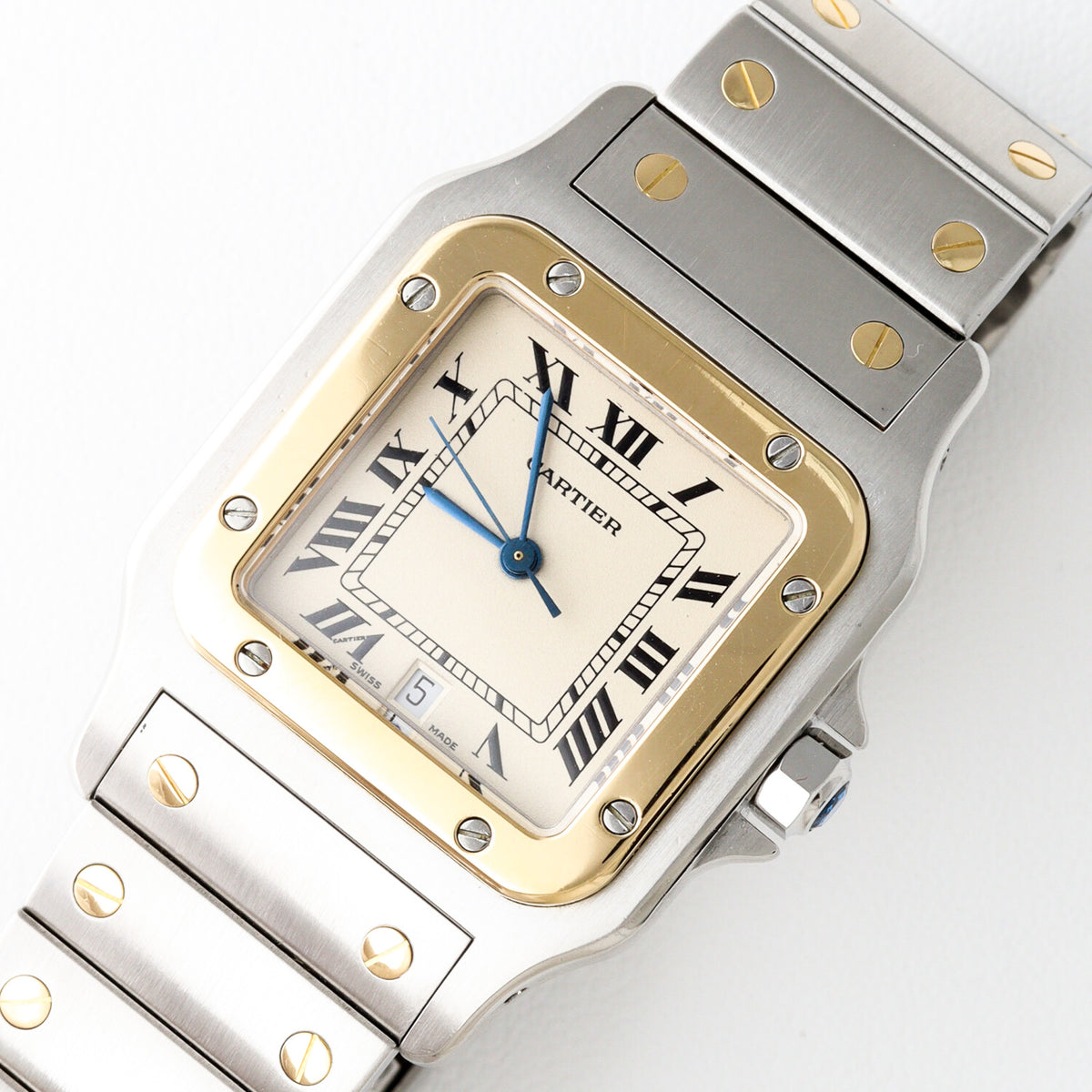 Cartier Santos Galbée LM Two-Tone Quartz