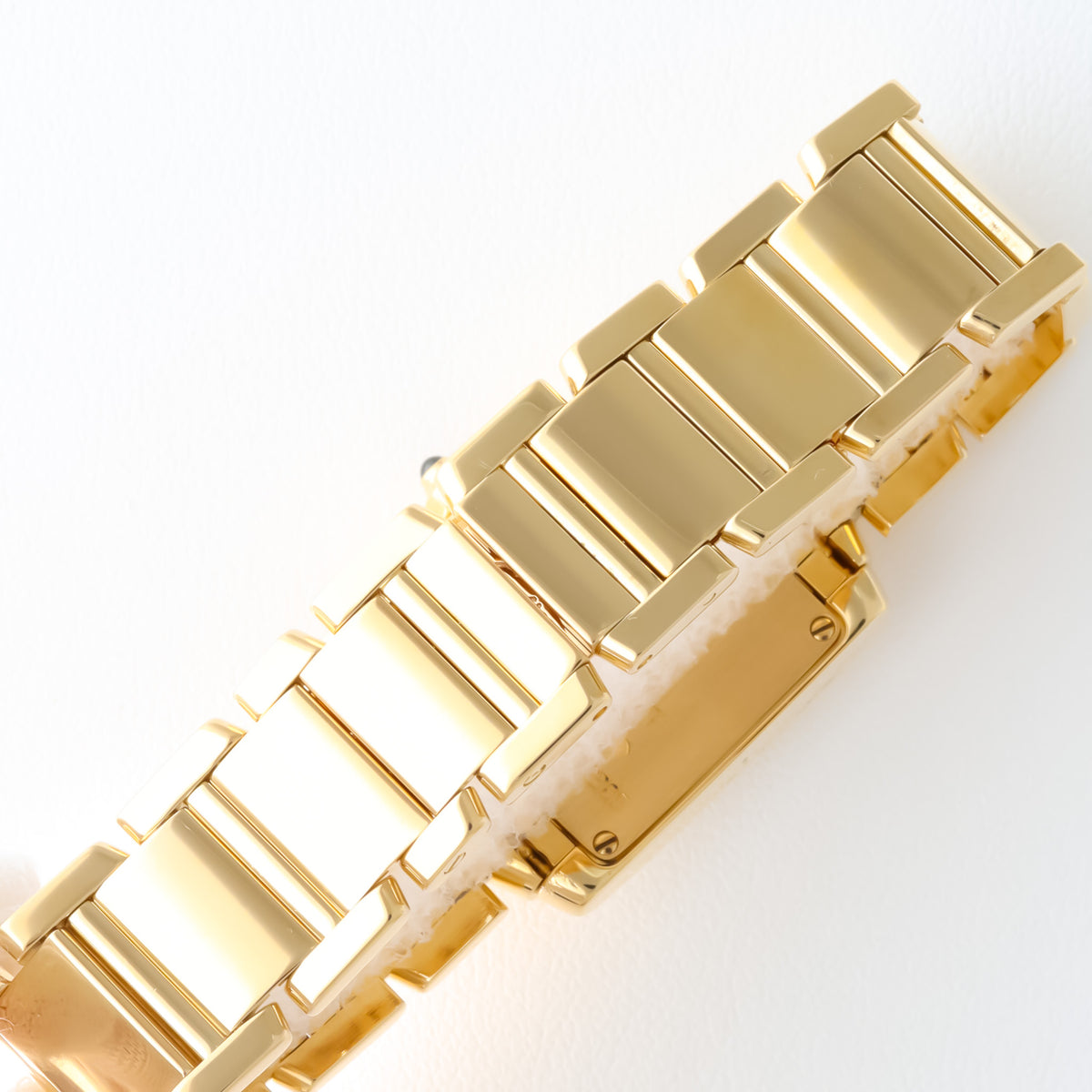 カルティエ タンクフランセーズ SM YGブレス 金無垢ブレス
