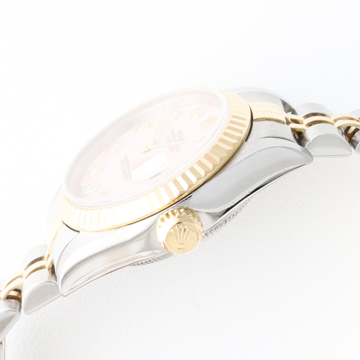 勞力士 Datejust 粉紅蛋白石錶盤間金款