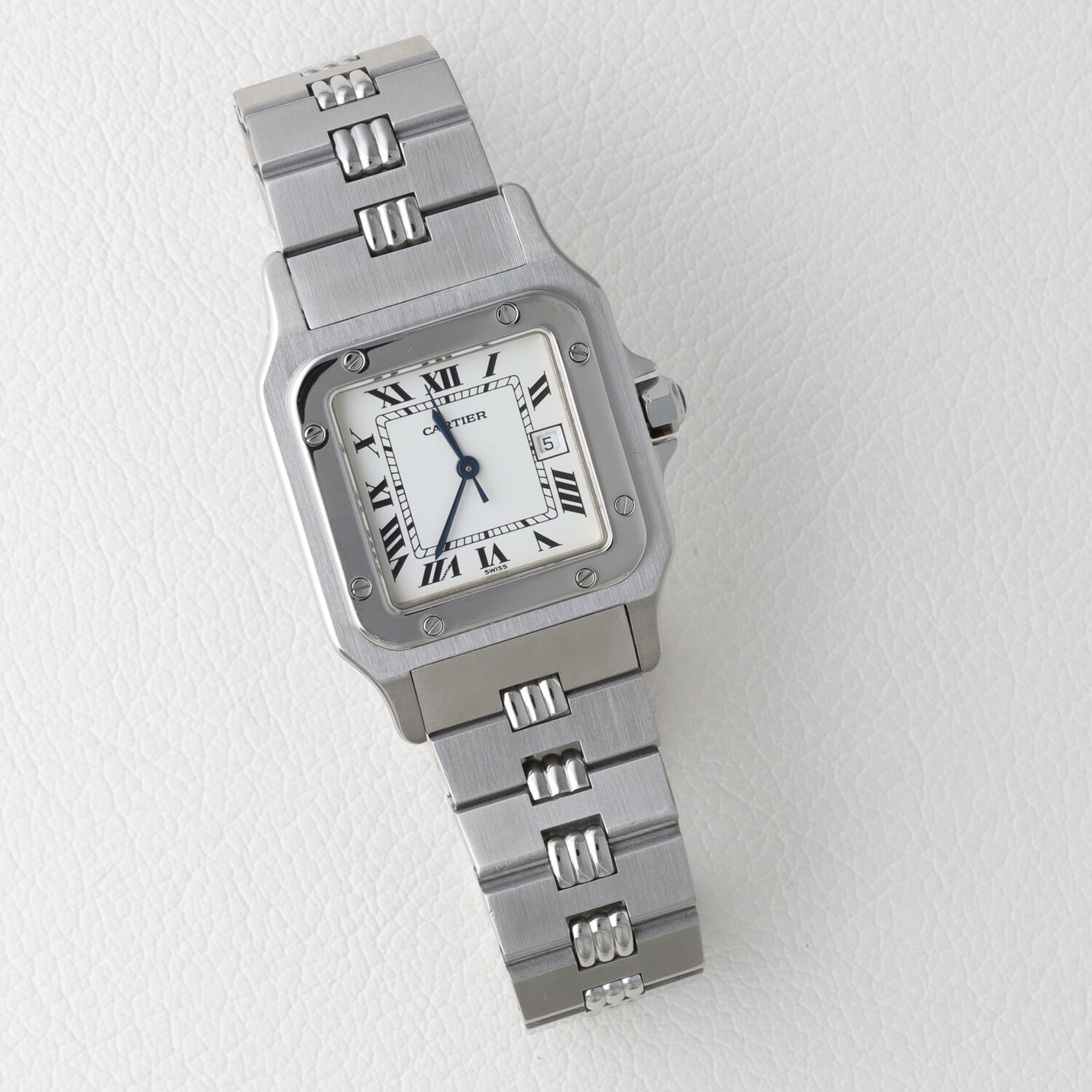 カルティエ サントスガルべLM ref.2960 ゴドロン SS AT