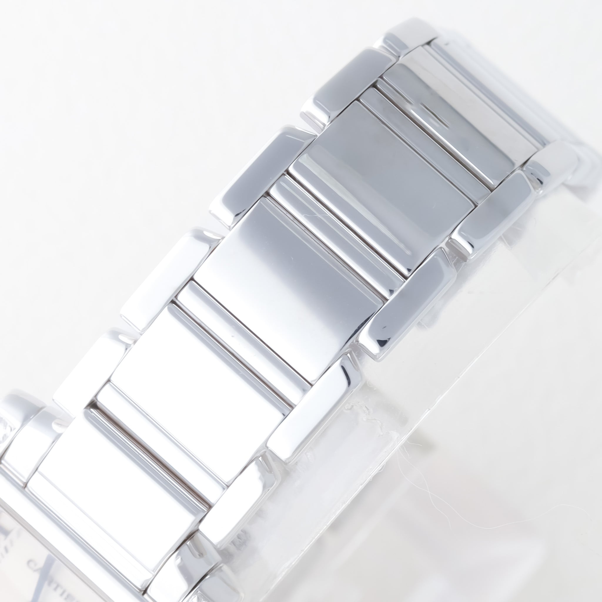 カルティエ タンクフランセーズ SM ホワイトゴールド 純正ダイヤモンド