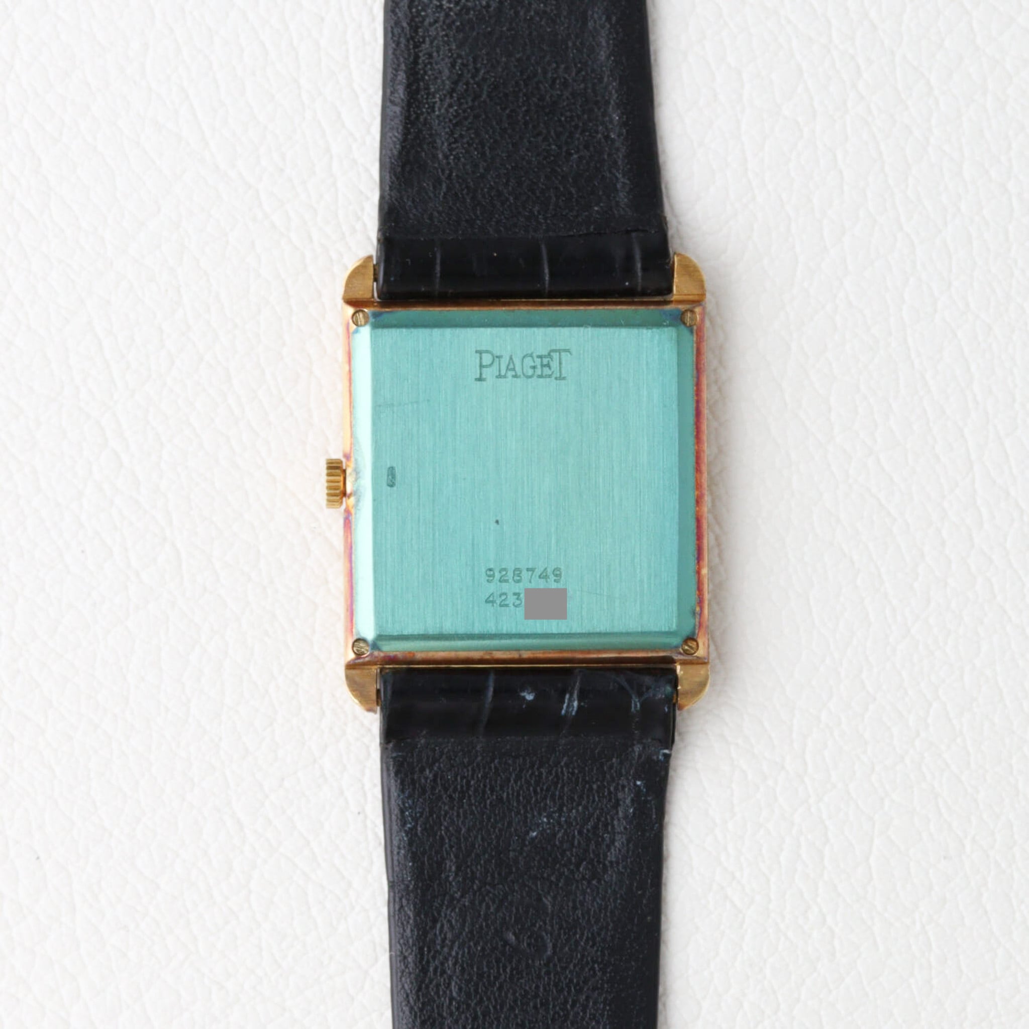 ピアジェ タンク バークダイアル 手巻き 18kYGゴールド piaget
