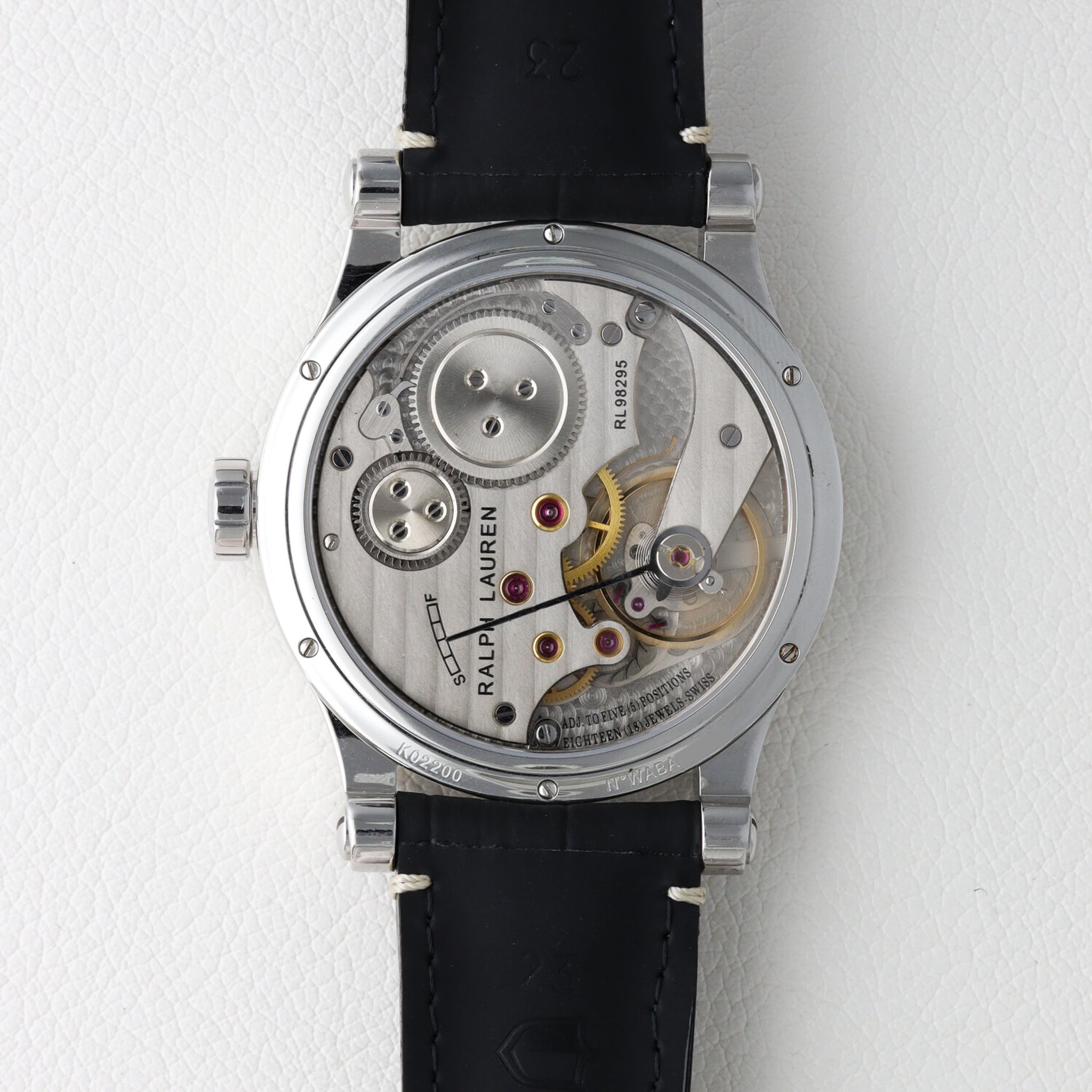 ラルフローレン スポーティング クラシック 45mm 裏スケ ジョーンズ・キャリバー