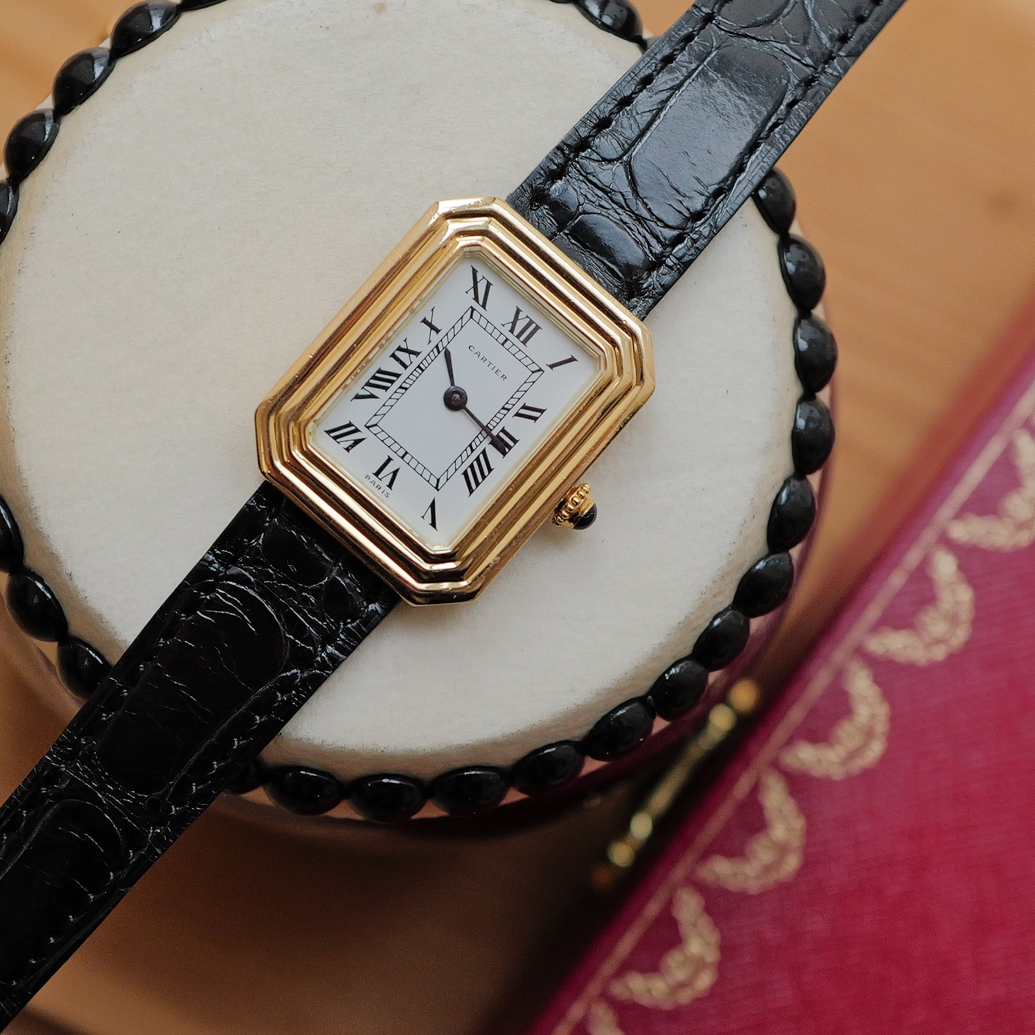 カルティエ クリスタロー Ref.78095 PARIS文字盤