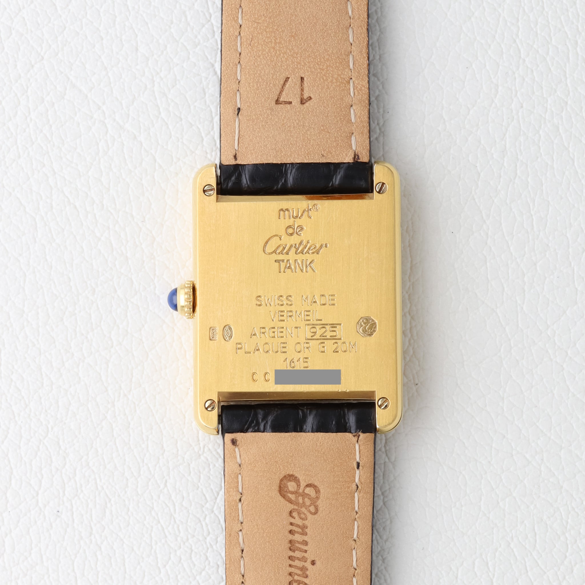 カルティエ マストタンク LM オパラン文字盤