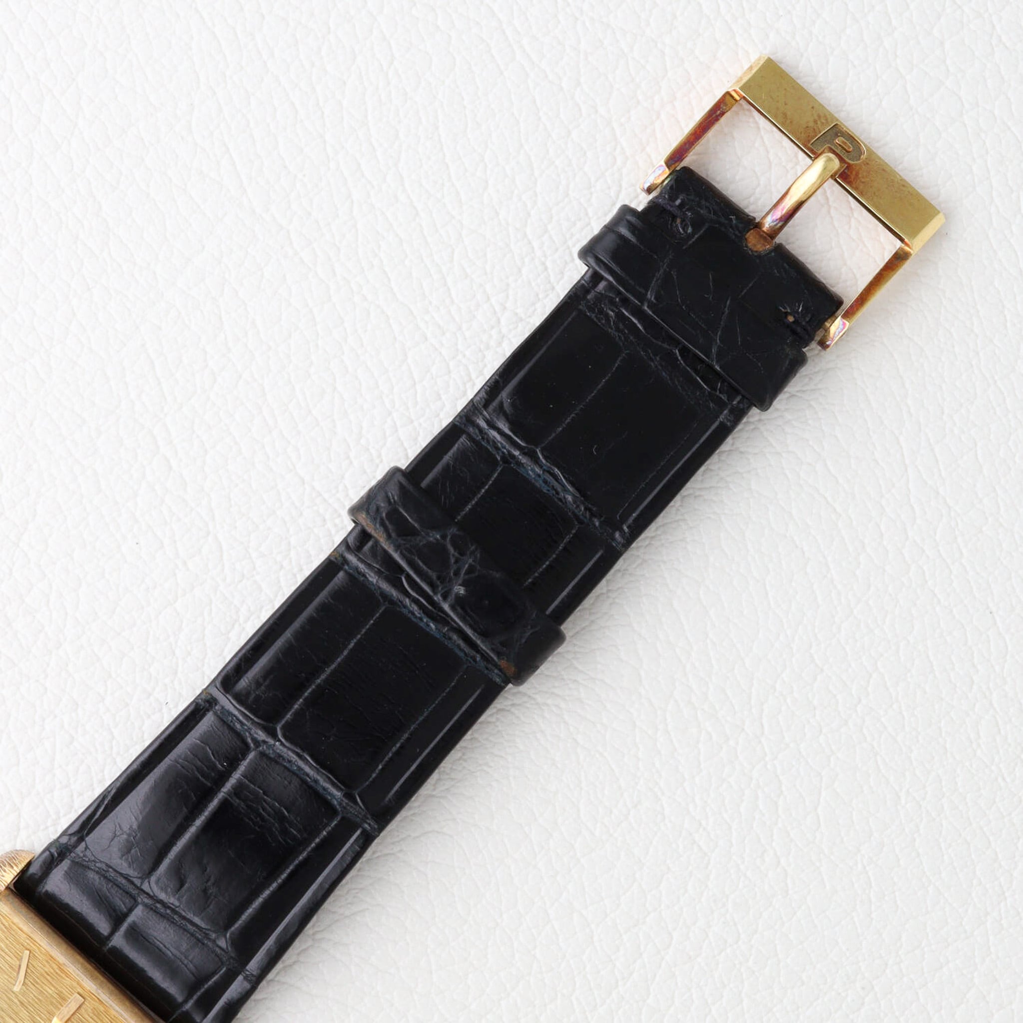 ピアジェ タンク バークダイアル 手巻き 18kYGゴールド piaget