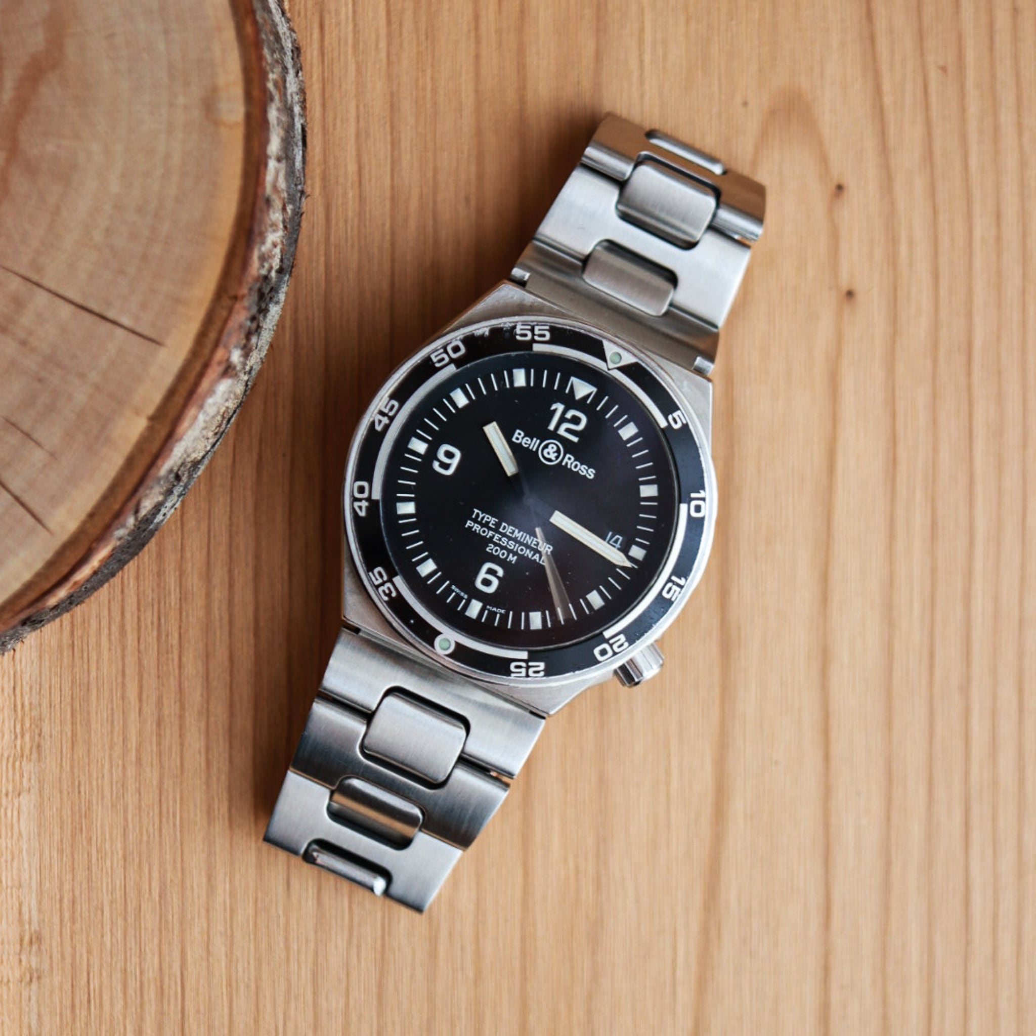 Bell & Ross タイプデミナー TYPE DEMINEUR クオーツ 420s