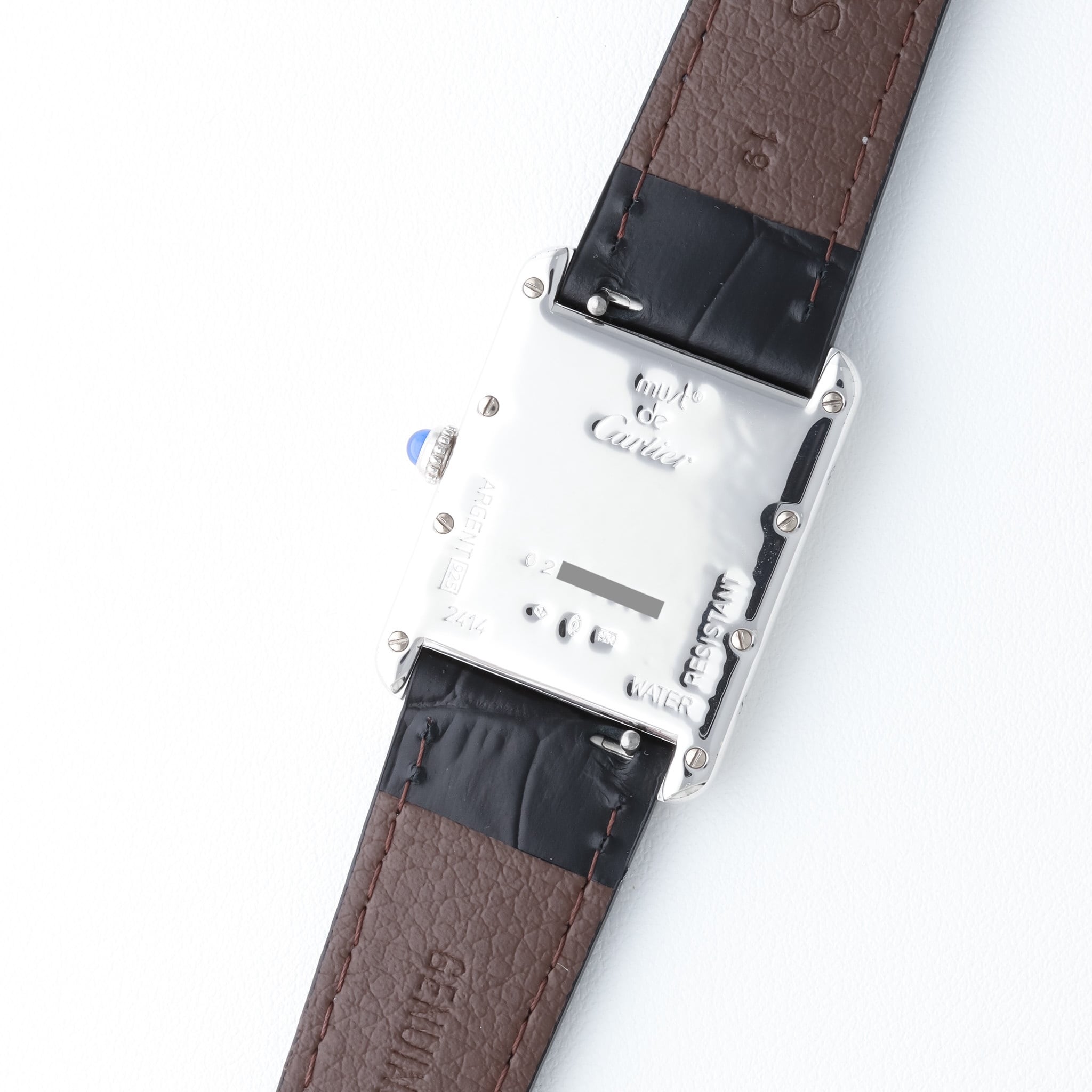 カルティエ マストタンクXL アラビア文字盤 シルバー