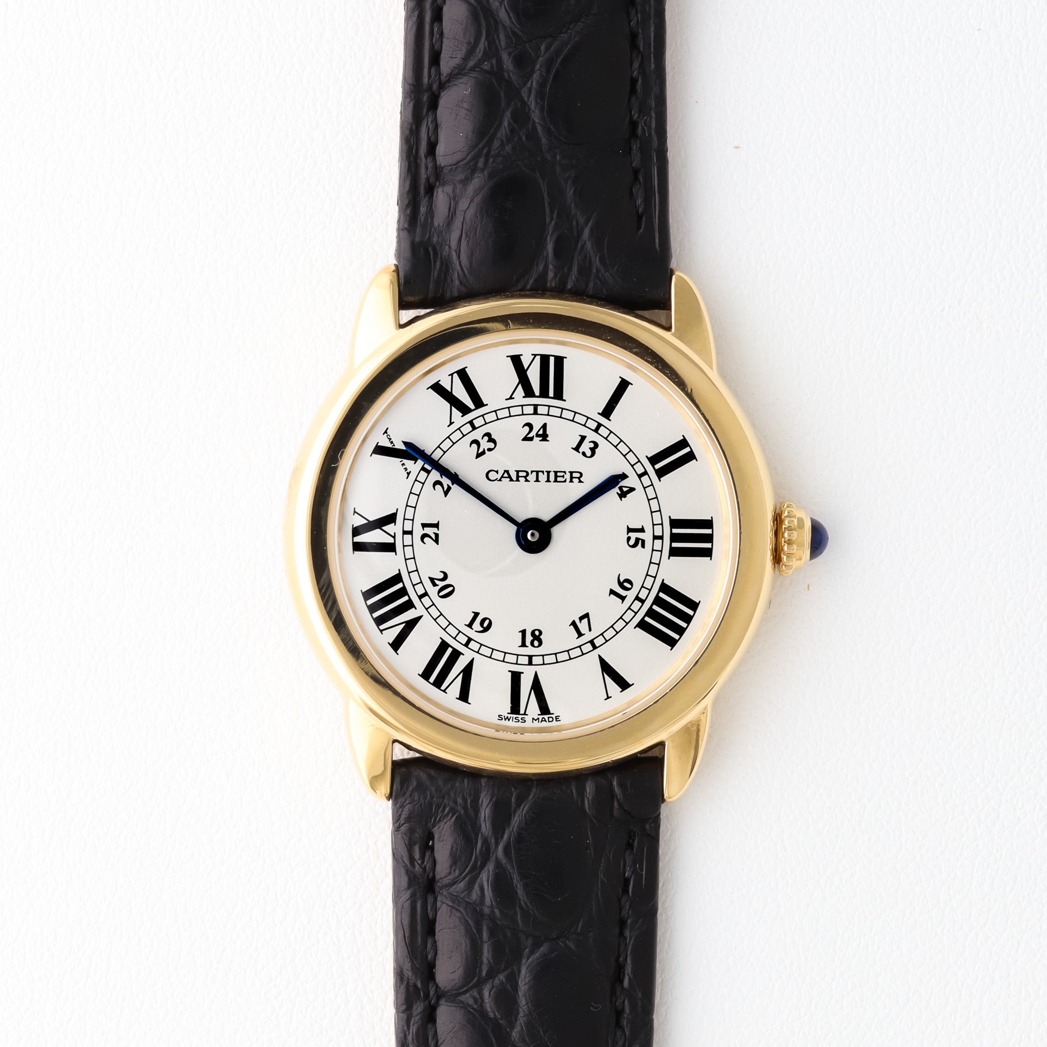 カルティエ ロンドソロ SM ゴールド レザー