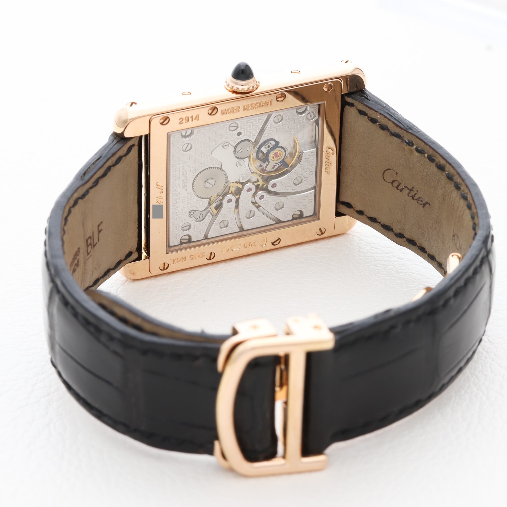 カルティエ タンクルイXL Ref.W1551451 手巻き裏スケ CPCP Collection Privee Cartier Paris