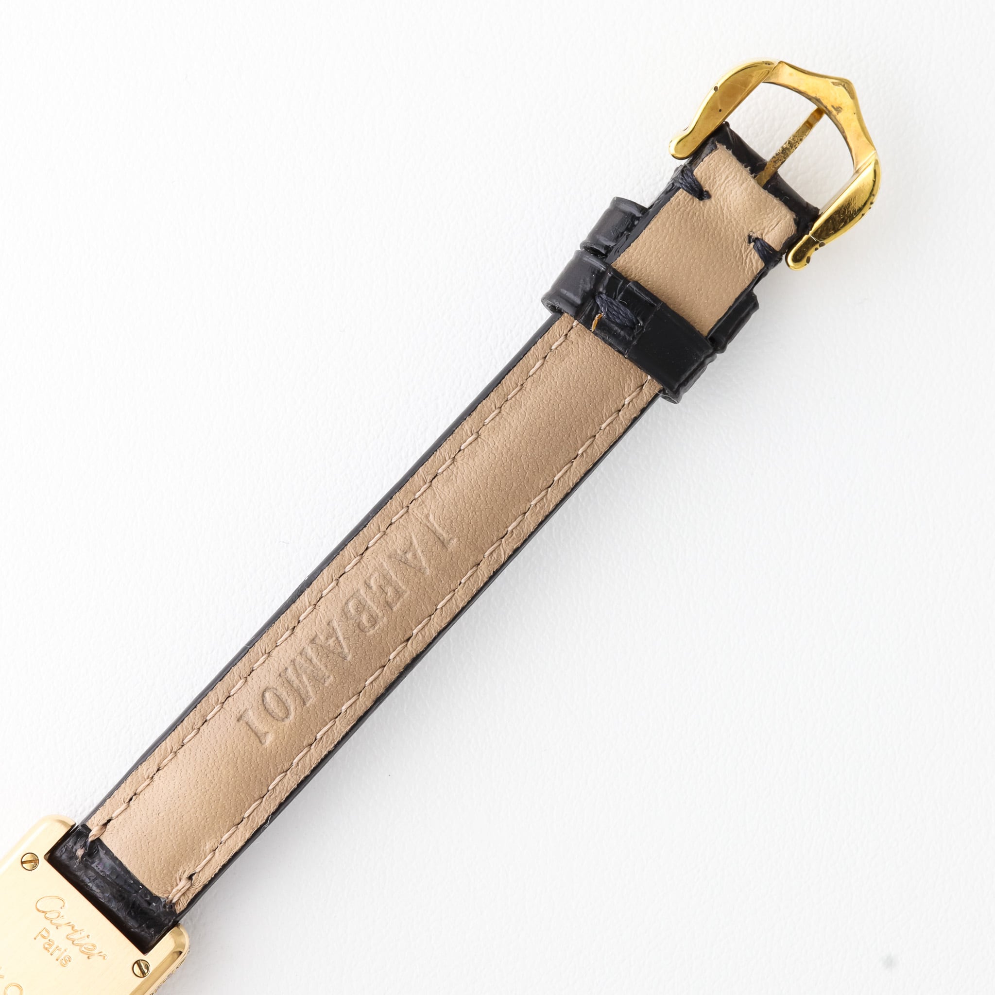 Tank Louis / Mini/ Diamond yellow gold / strap タンクルイ ミニ ダイヤ