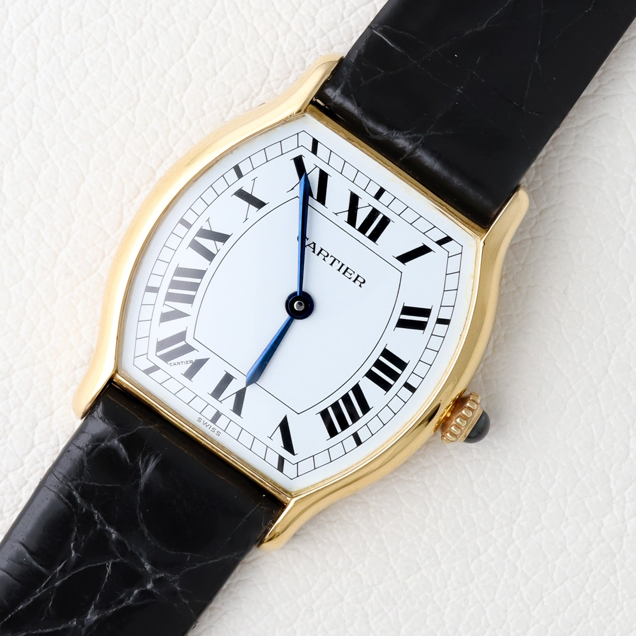 カルティエ トーチュ LM 手巻き swiss ref. 10712