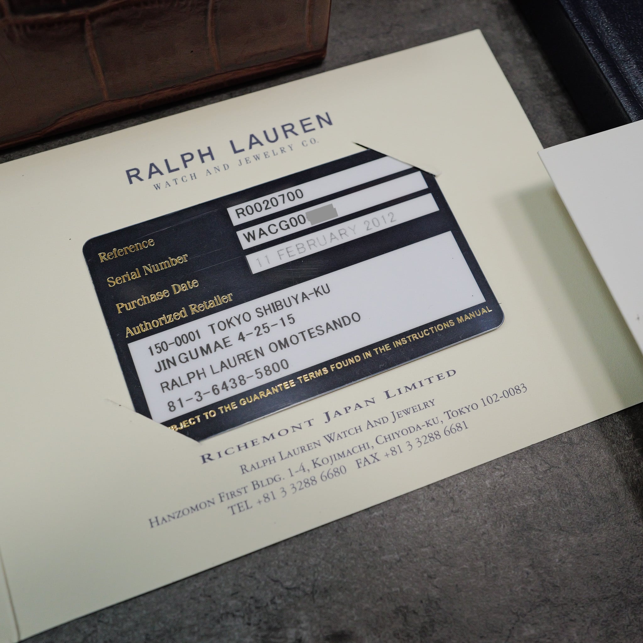 RALPH LAUREN スティラップ SS AT ミディアム デッドストック品