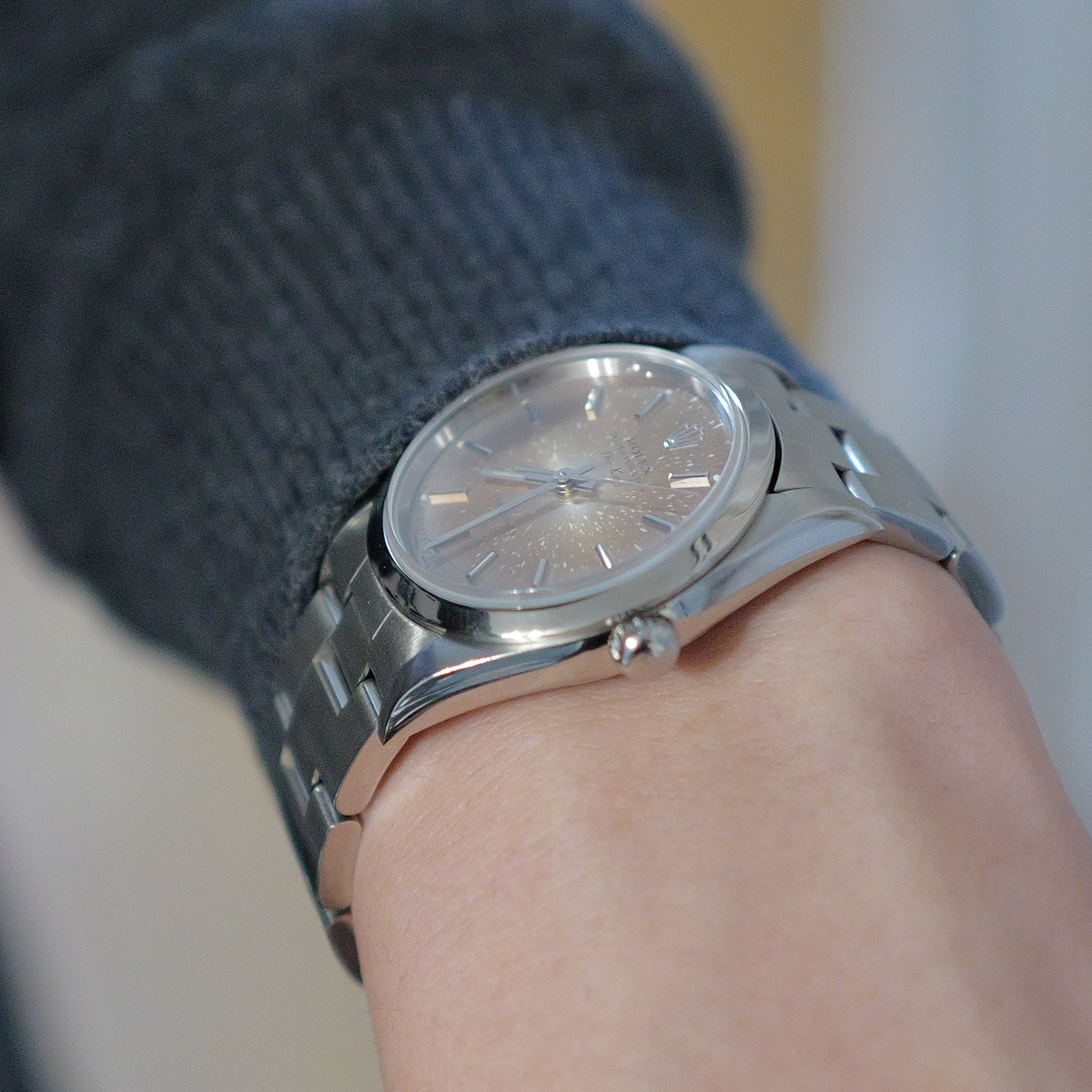 ロレックス エアキング Ref.14000 サーモンピンクダイアル サンバースト ROLEX Air-King