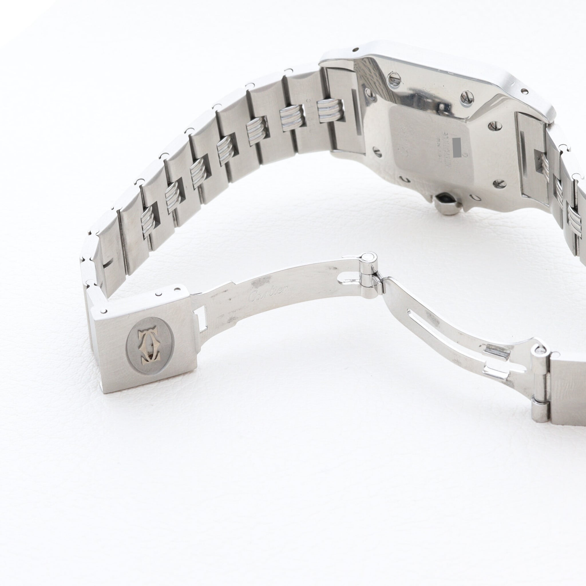 カルティエ サントスガルべLM ref.2960 ゴドロン SS AT