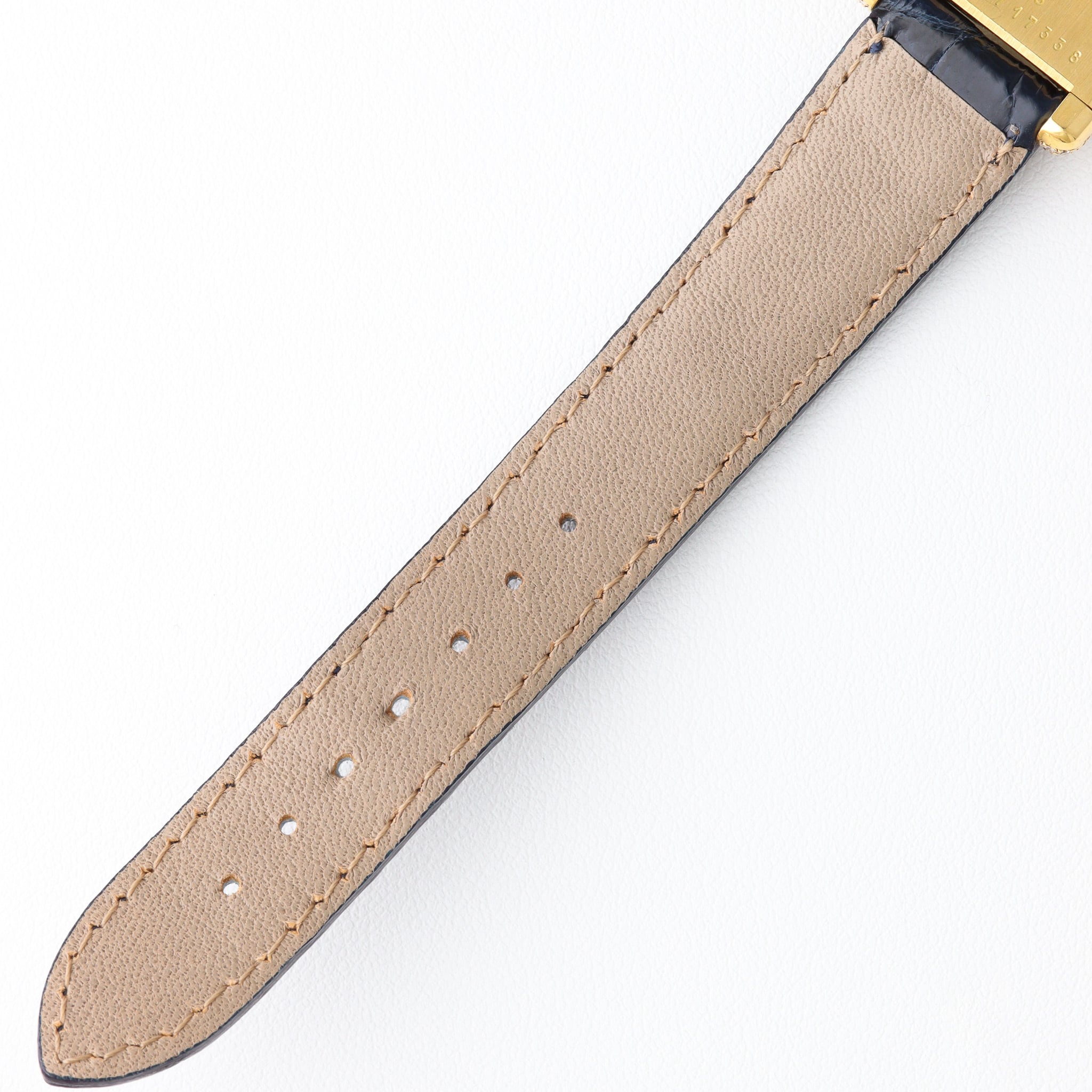 カルティエ タンクルイ SM ゴールド 純正ダイヤモンド 手巻き