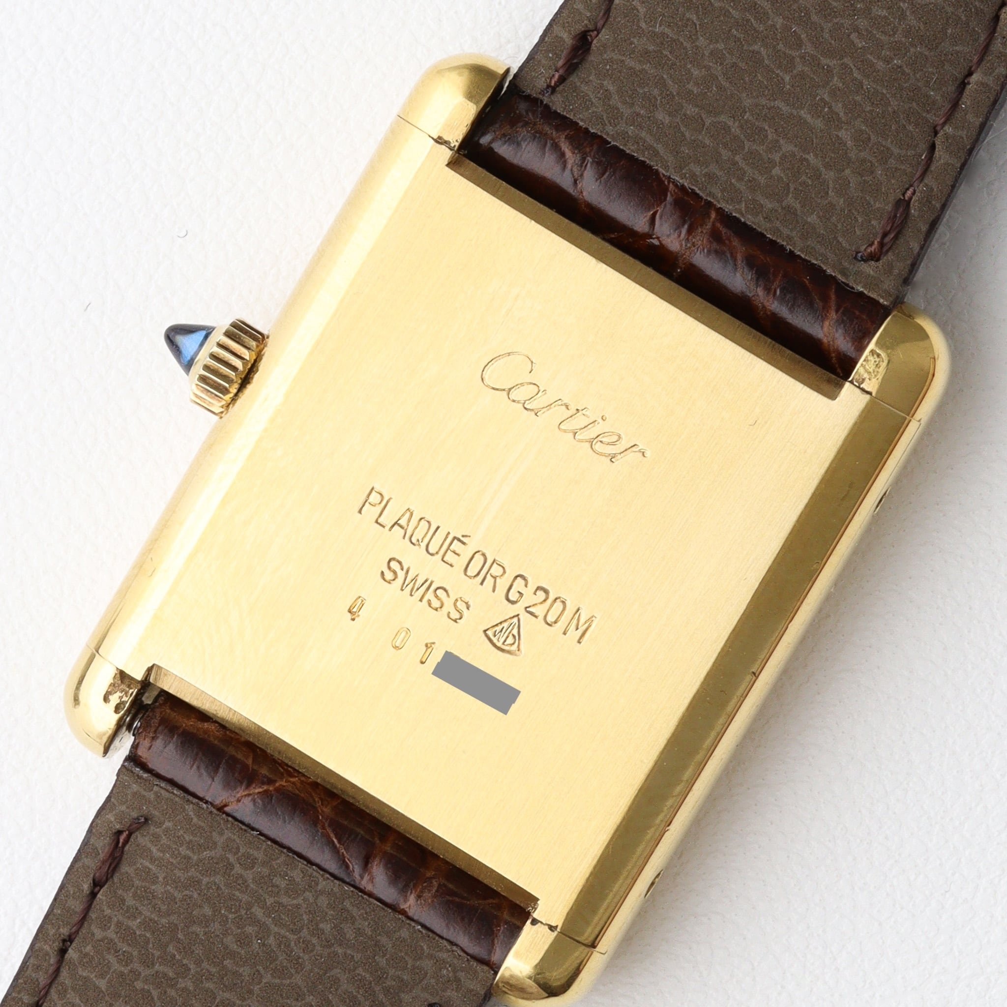 カルティエ プレマストタンク ヨーロッパ 手巻きモデル Ref.4 ノークラック