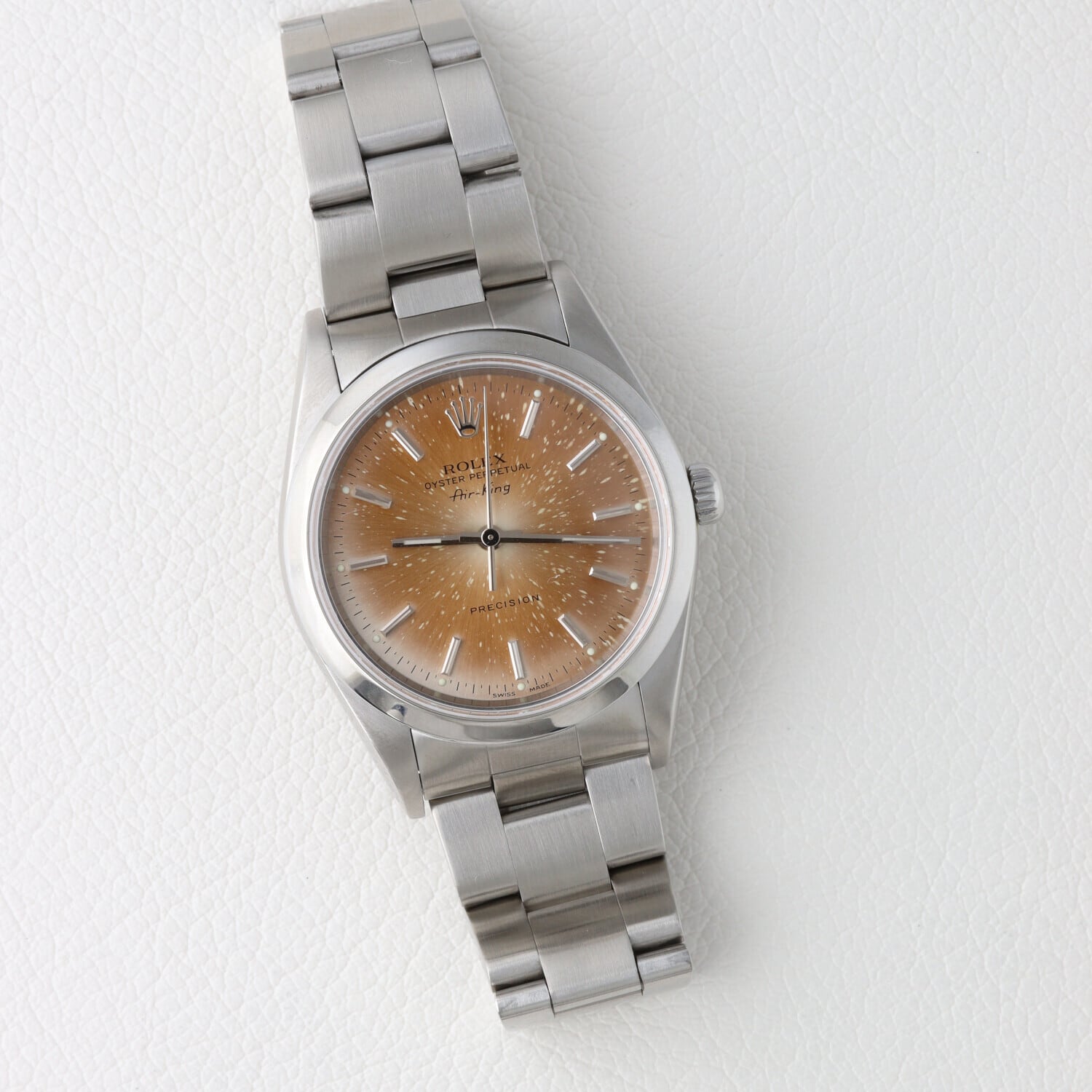 ロレックス エアキング Ref.14000 サーモンピンクダイアル サンバースト ROLEX Air-King