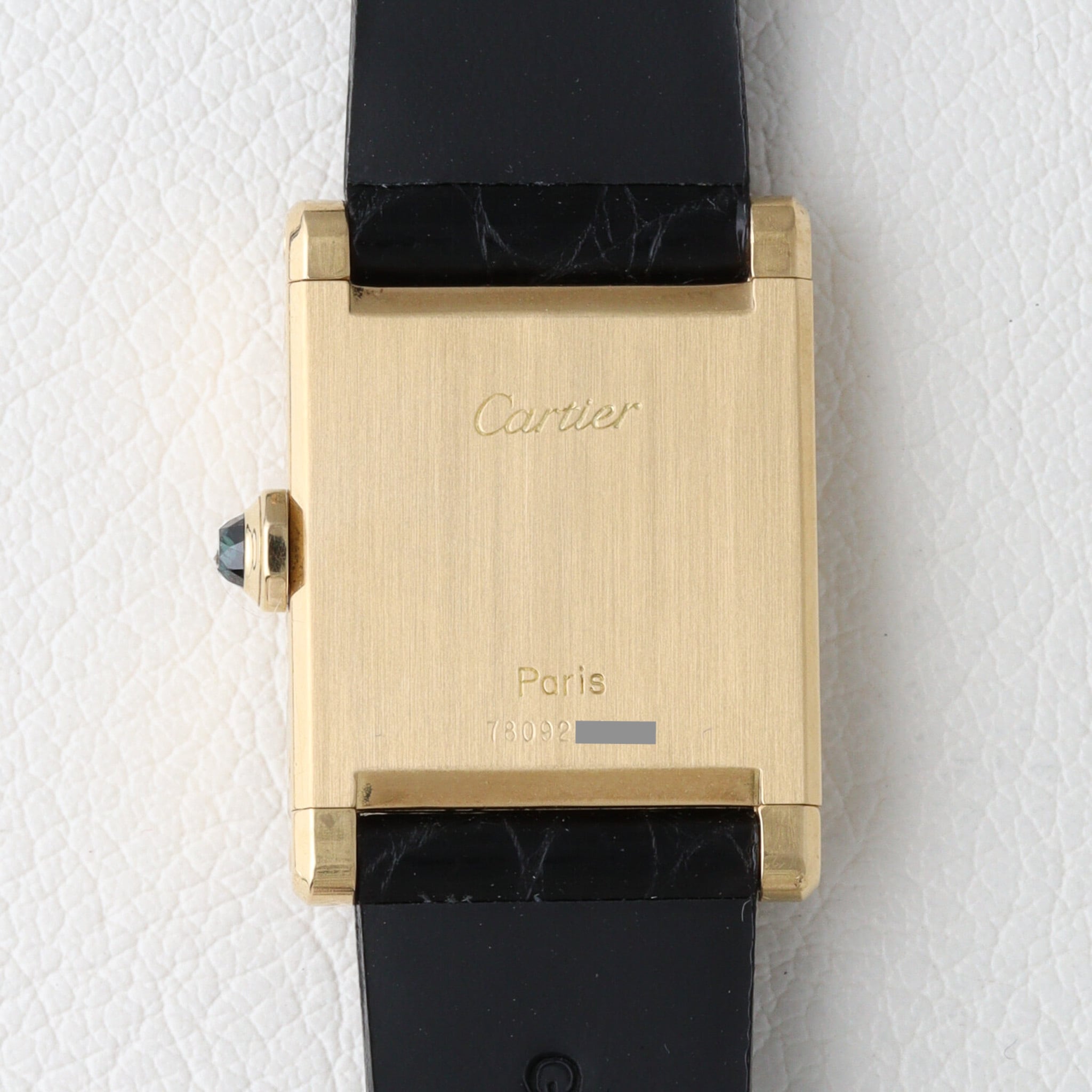 カルティエ タンクノーマル LM 手巻き PARIS 文字盤 Ref.78092 ノルマル