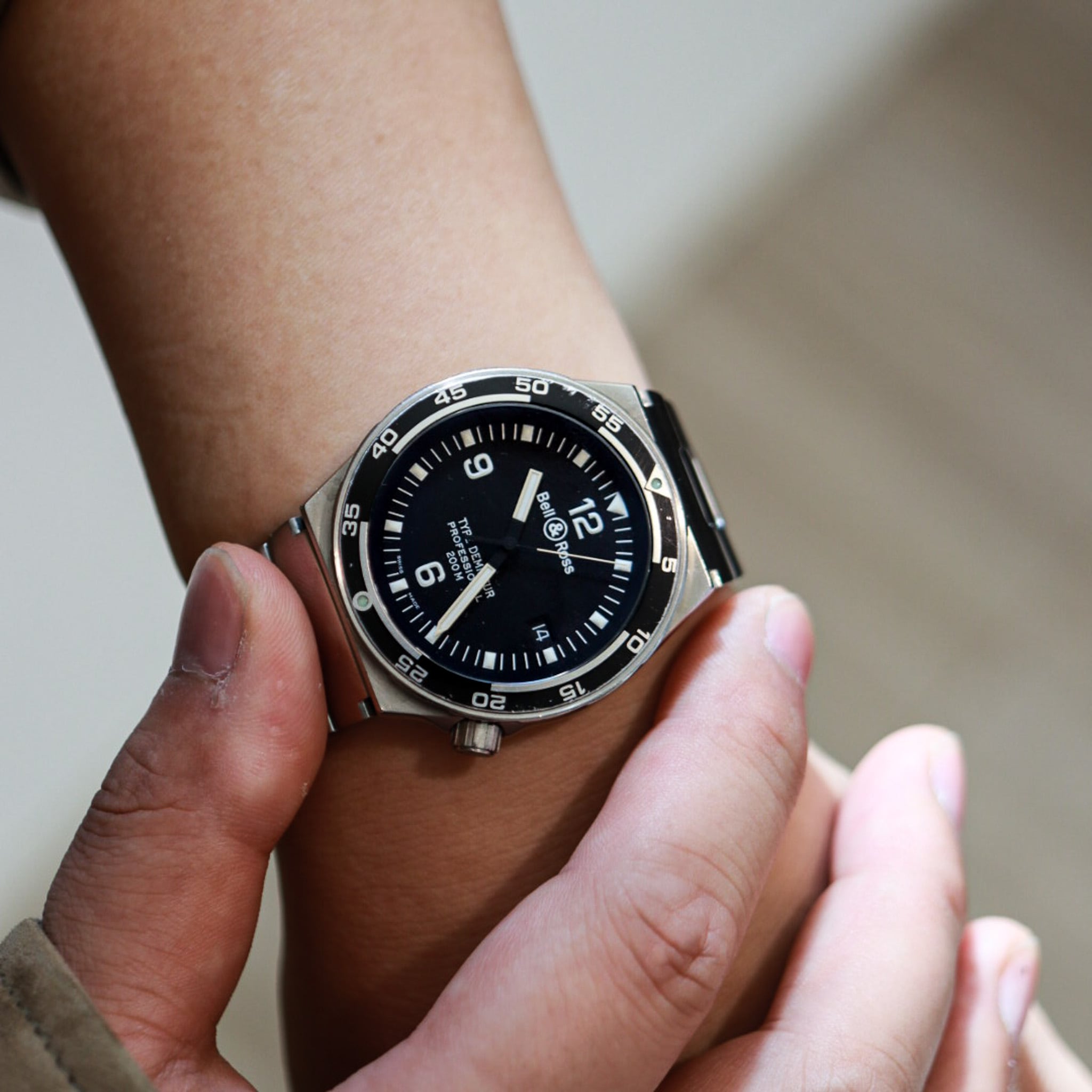 Bell & Ross タイプデミナー TYPE DEMINEUR クオーツ 420s