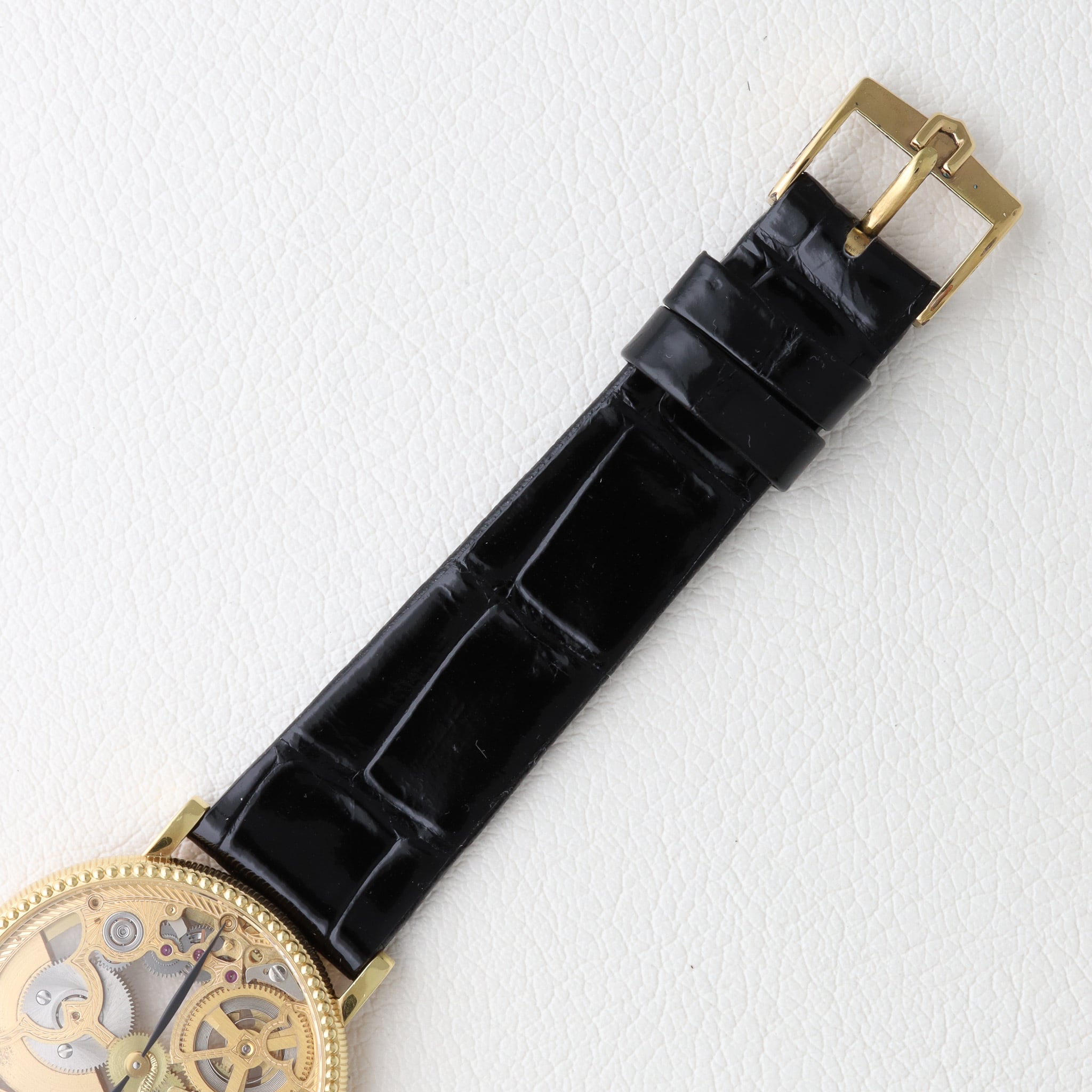 UNIVERSAL GENEVE スケルトン 18kYG 自動巻き マイクロローター 151.11.662