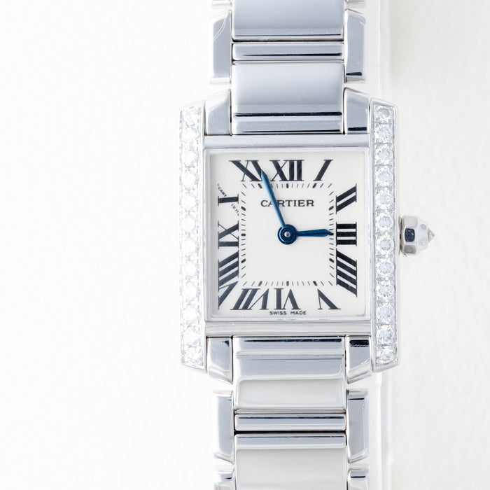 Cartier / Tank Francaise /White Gold / タンクフランセーズ SM 純正ダイヤモンド