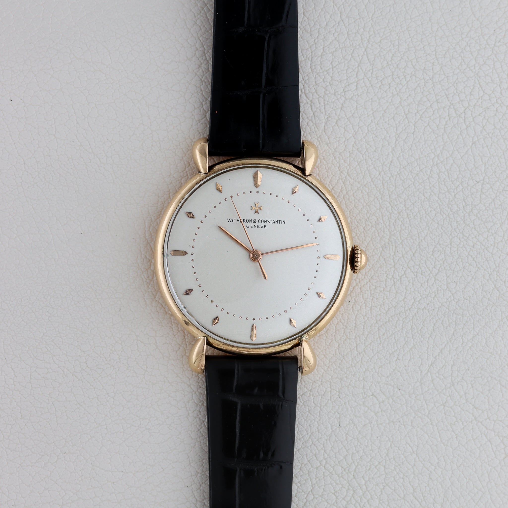 ヴァシュロンコンスタンタン  1950s 正規修理済み 36mm ラウンド ティアドロップ