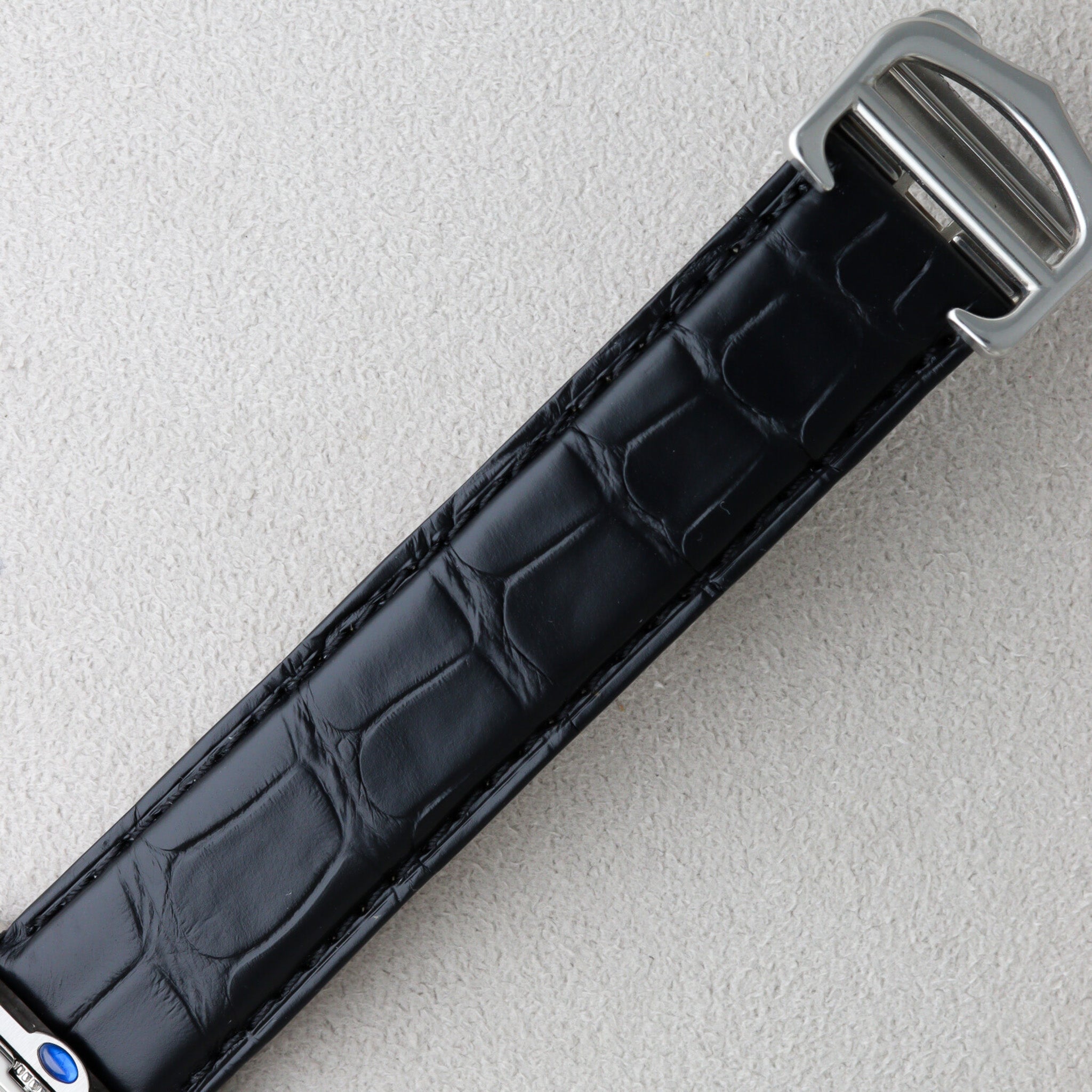 Tank Basculante MM SS blue dial mirrored case