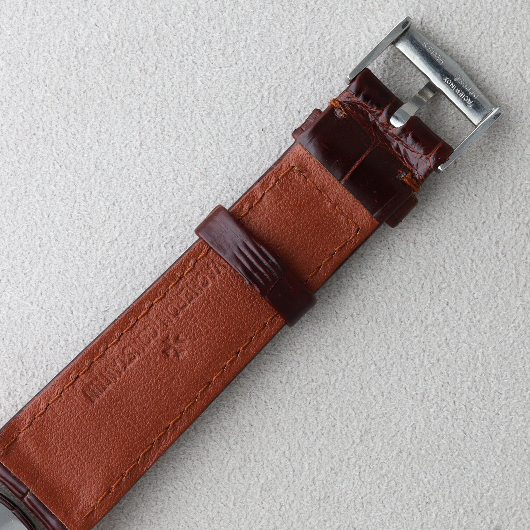 Vacheron Constantin Patrimony Two-Tone Manual-Winding Stainless Steel × Pink Gold 1950s