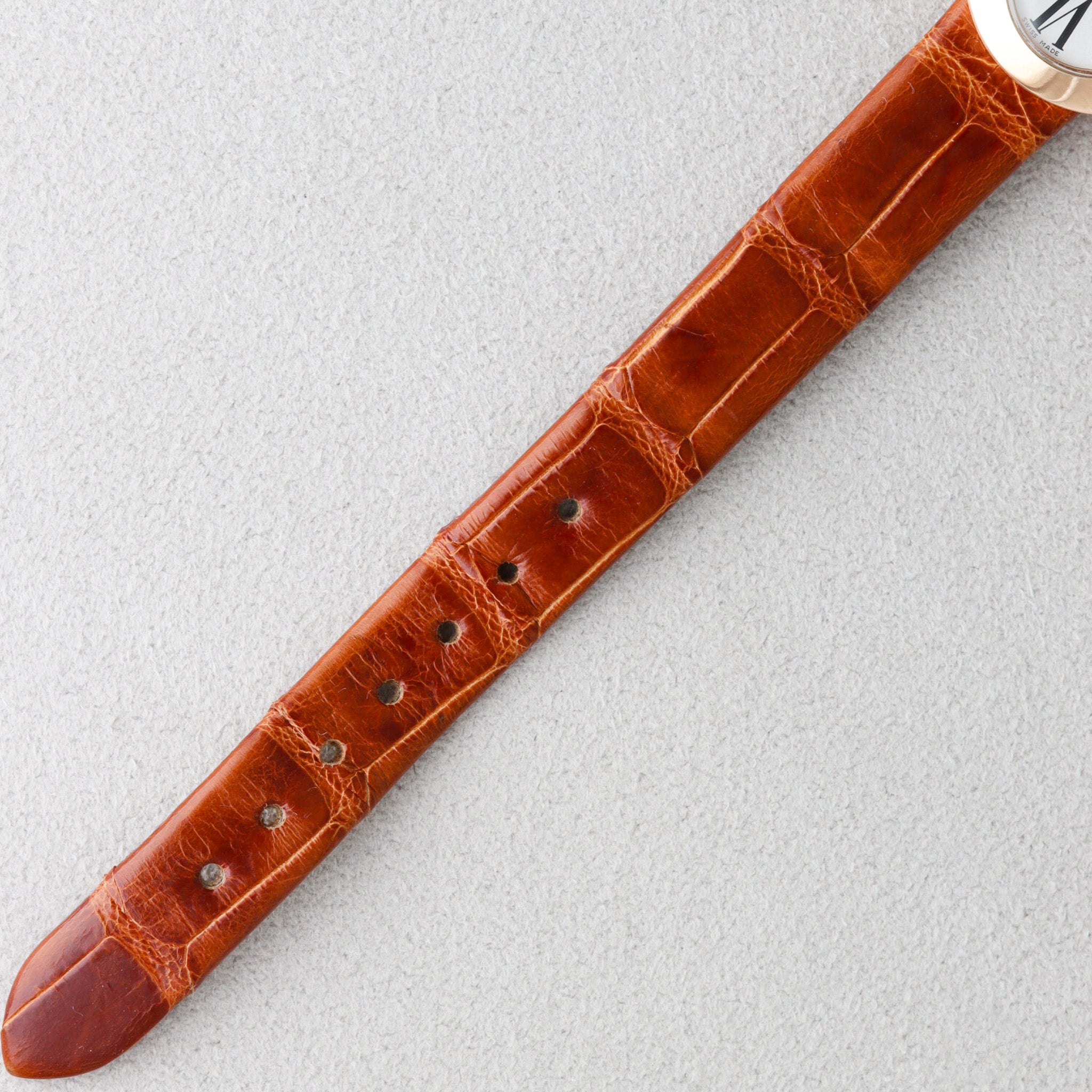 Cartier Baignoire Small Pink Gold Leather