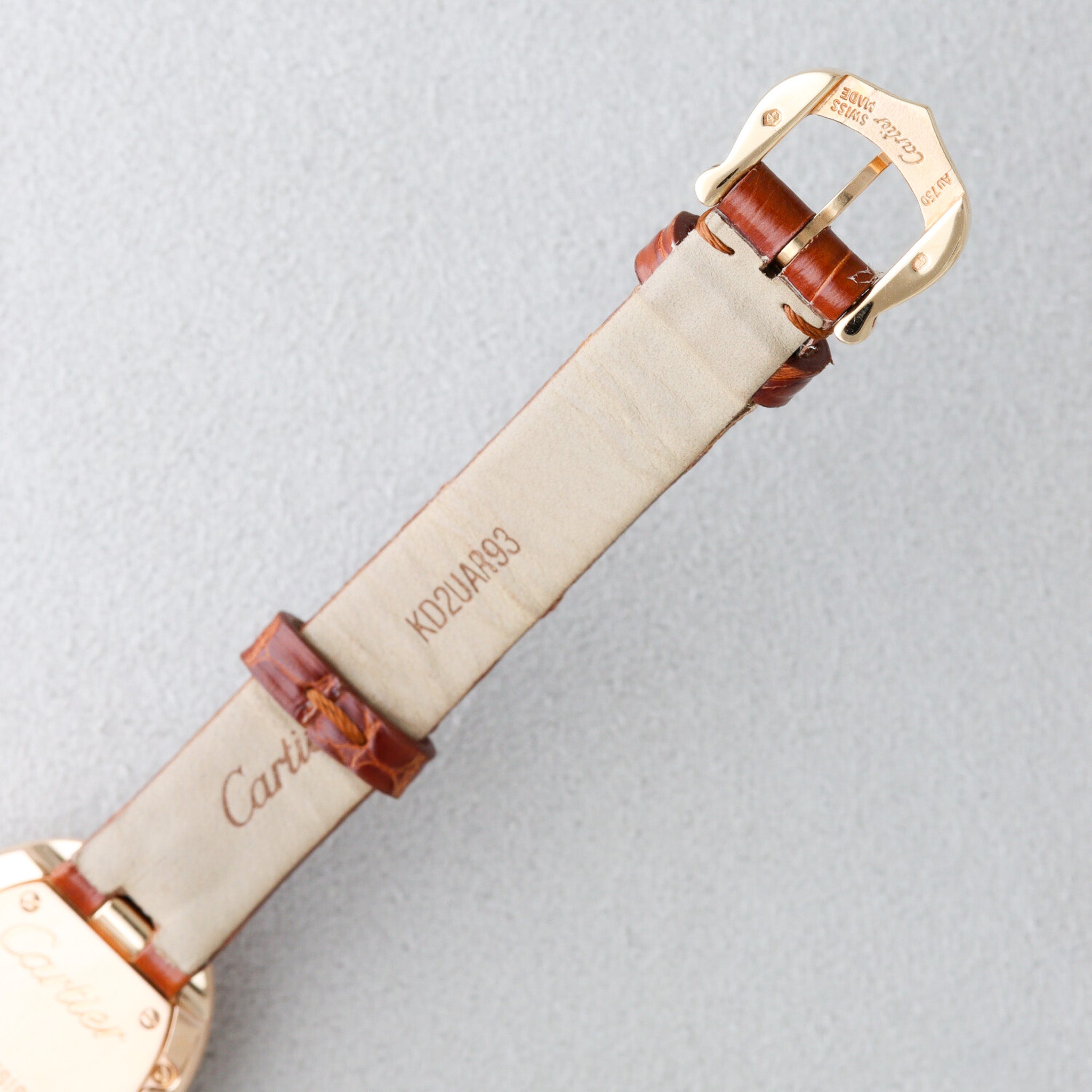 Cartier Baignoire Small Pink Gold Leather