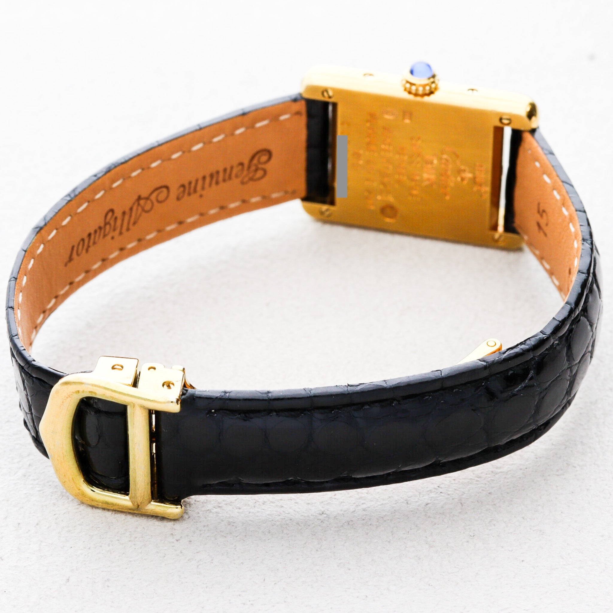 Cartier / Must de Cartier Tank / SM / Quartz / Must Tank SM Trinity Dial