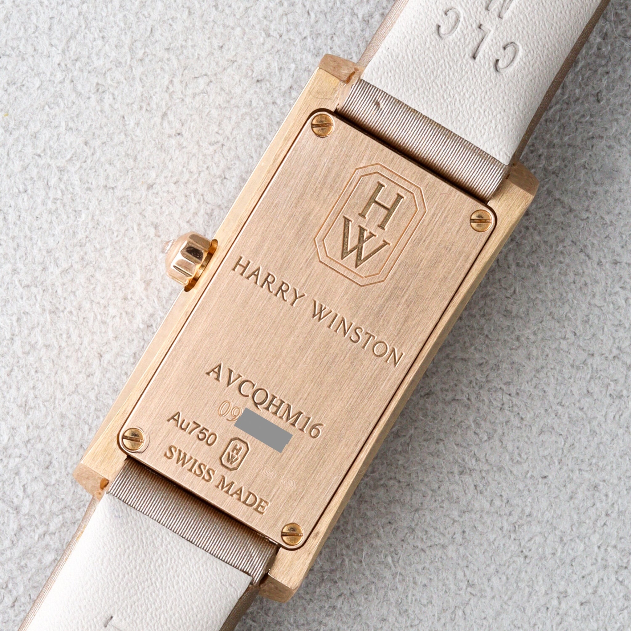 Harry Winston Avenue PG Mother-of-Pearl Dial Genuine Diamonds