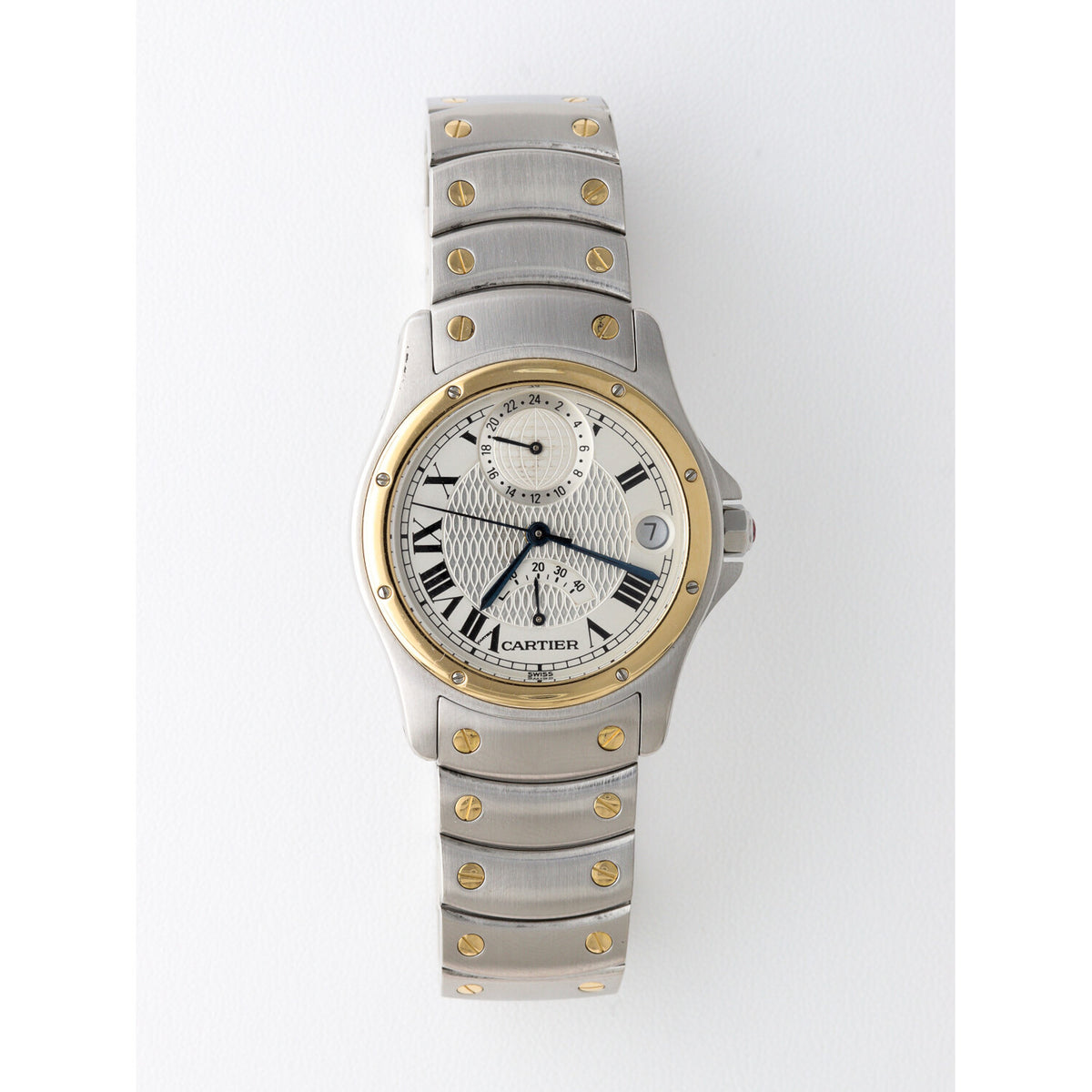 カルティエ サントスラウンド GMT 150周年モデル 世界1847本限定