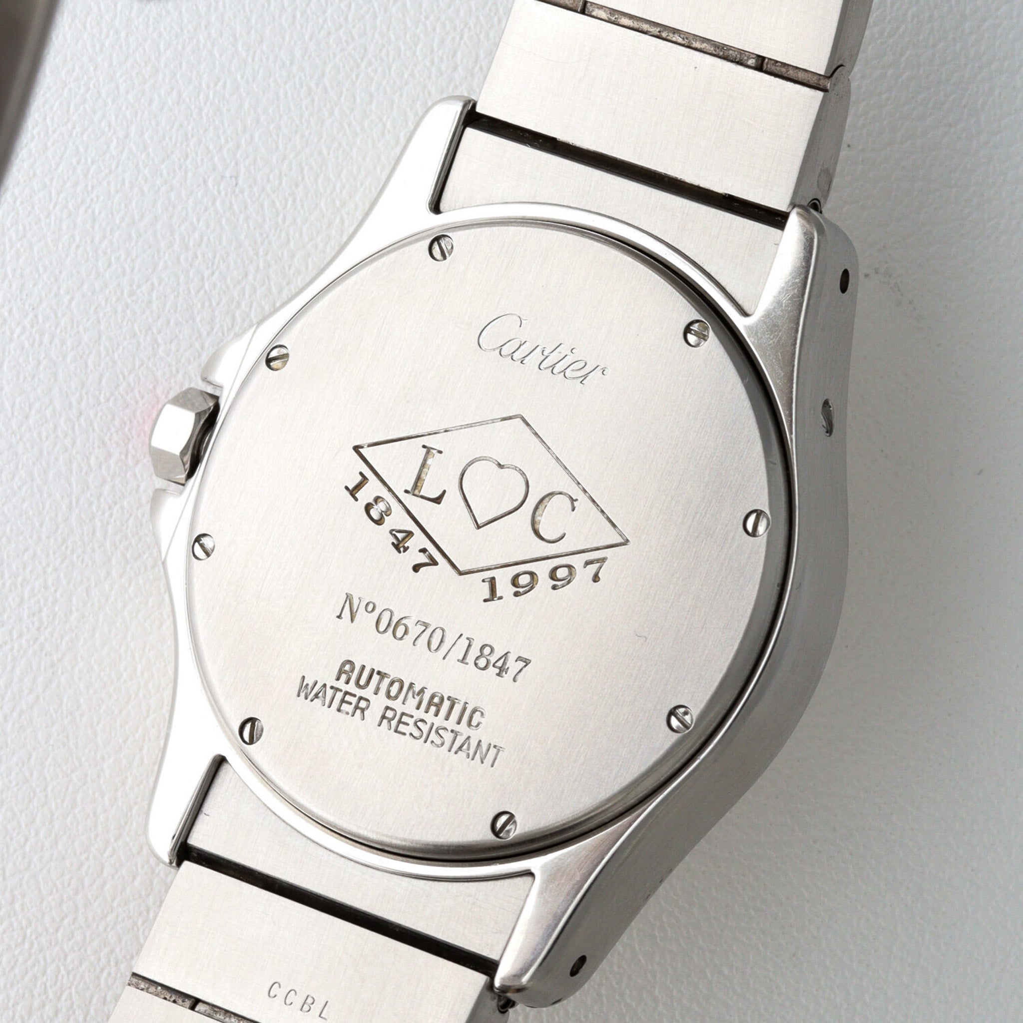 カルティエ サントスラウンド GMT 150周年モデル 世界1847本限定